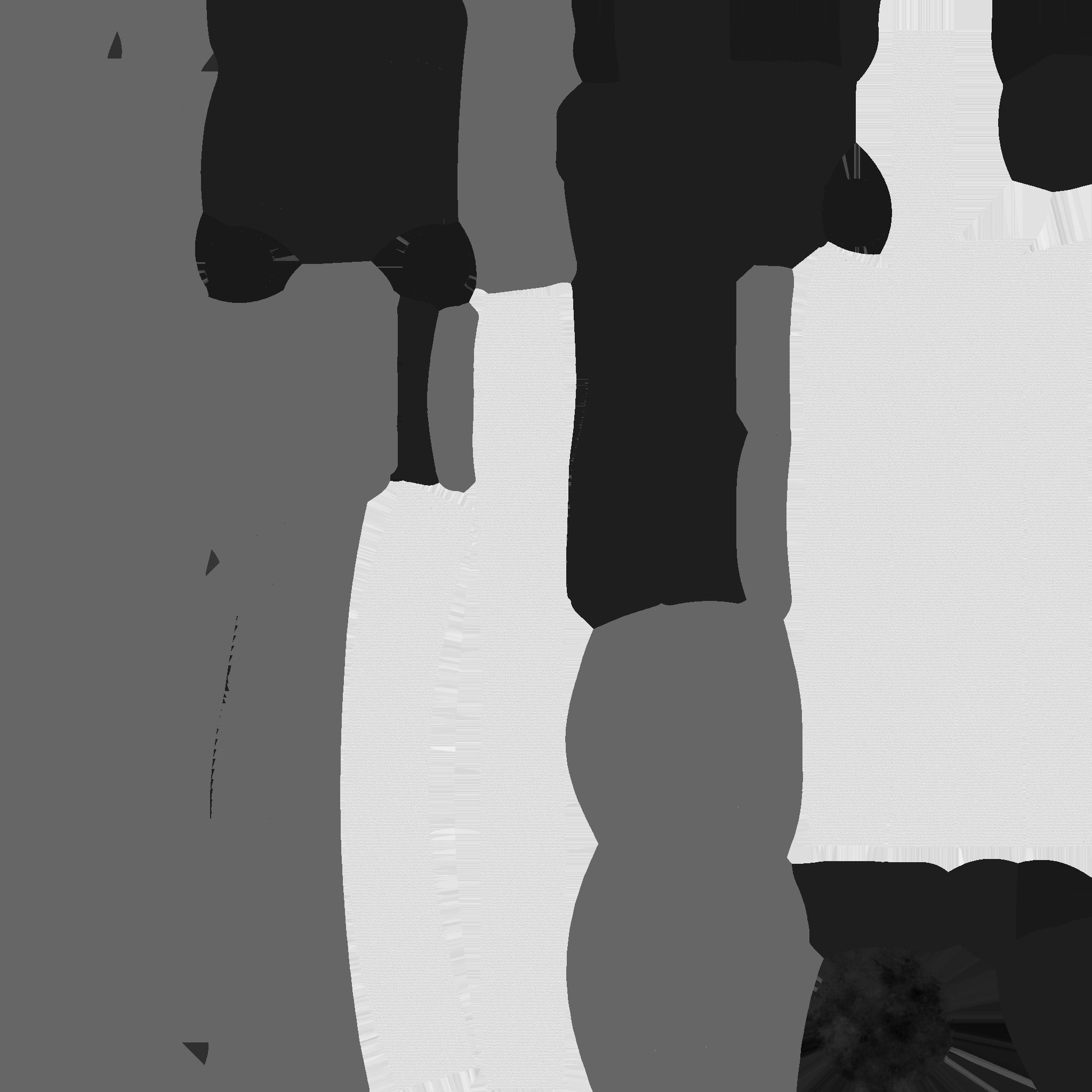 SciFi Glasses J01 Black Red - Character Design Fashion Low-poly 3D model_25