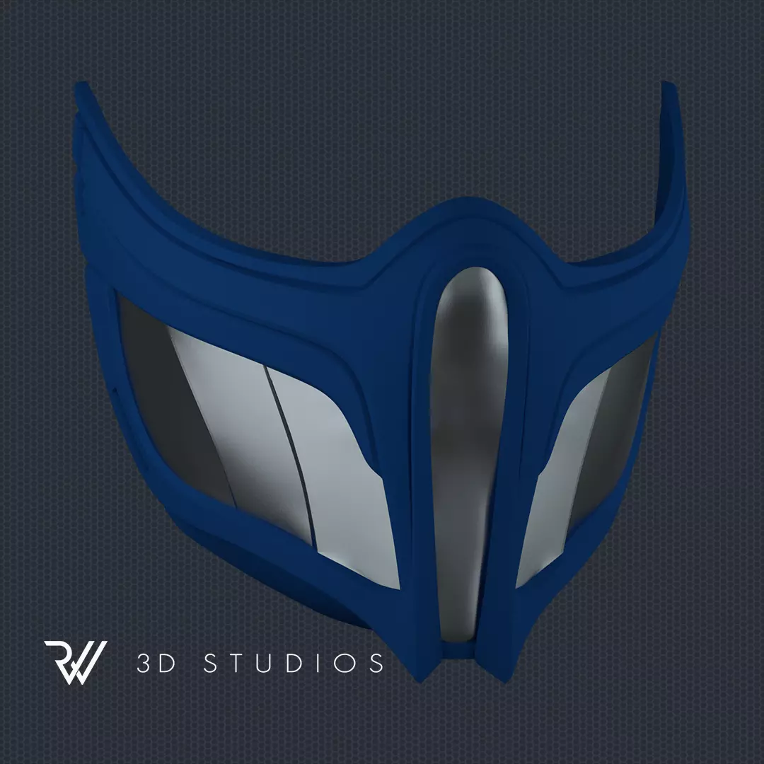 MK11 Sub-Zero Mask V13 - STL File 3D print model