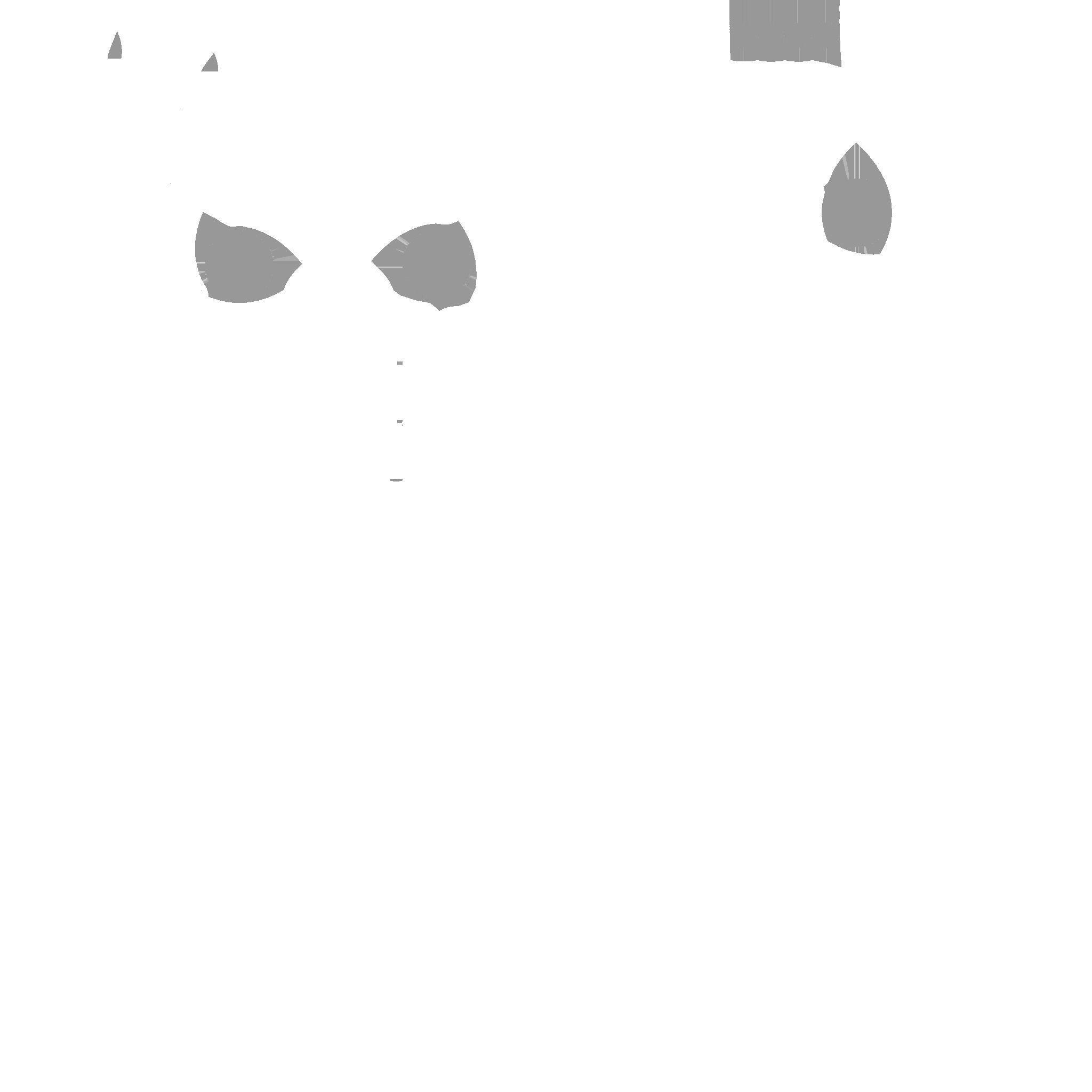 SciFi Glasses J02 Black Green - Character Design Fashion Low-poly 3D model_24