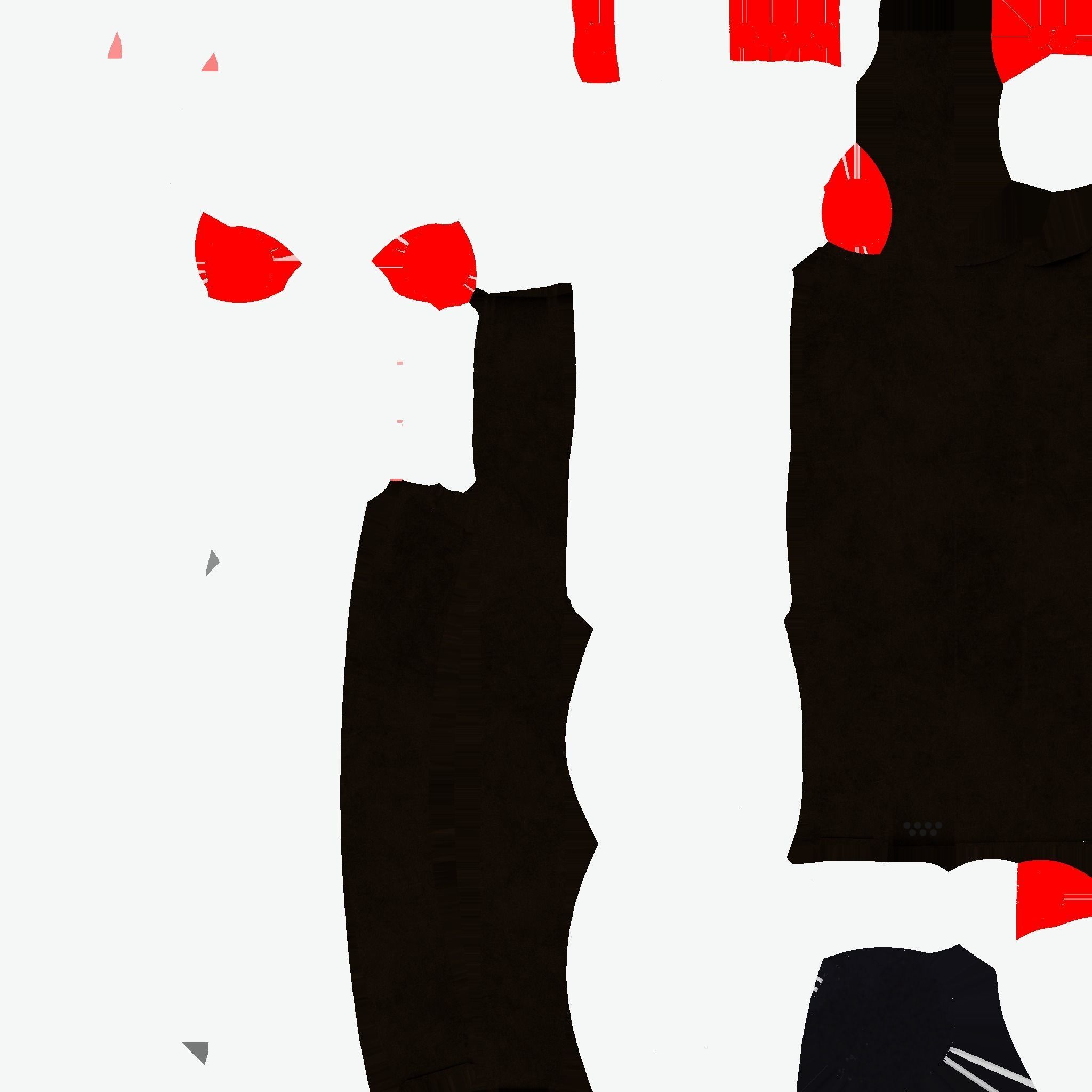 SciFi Glasses J03 Aluminum - Character Design Fashion Low-poly 3D model_19