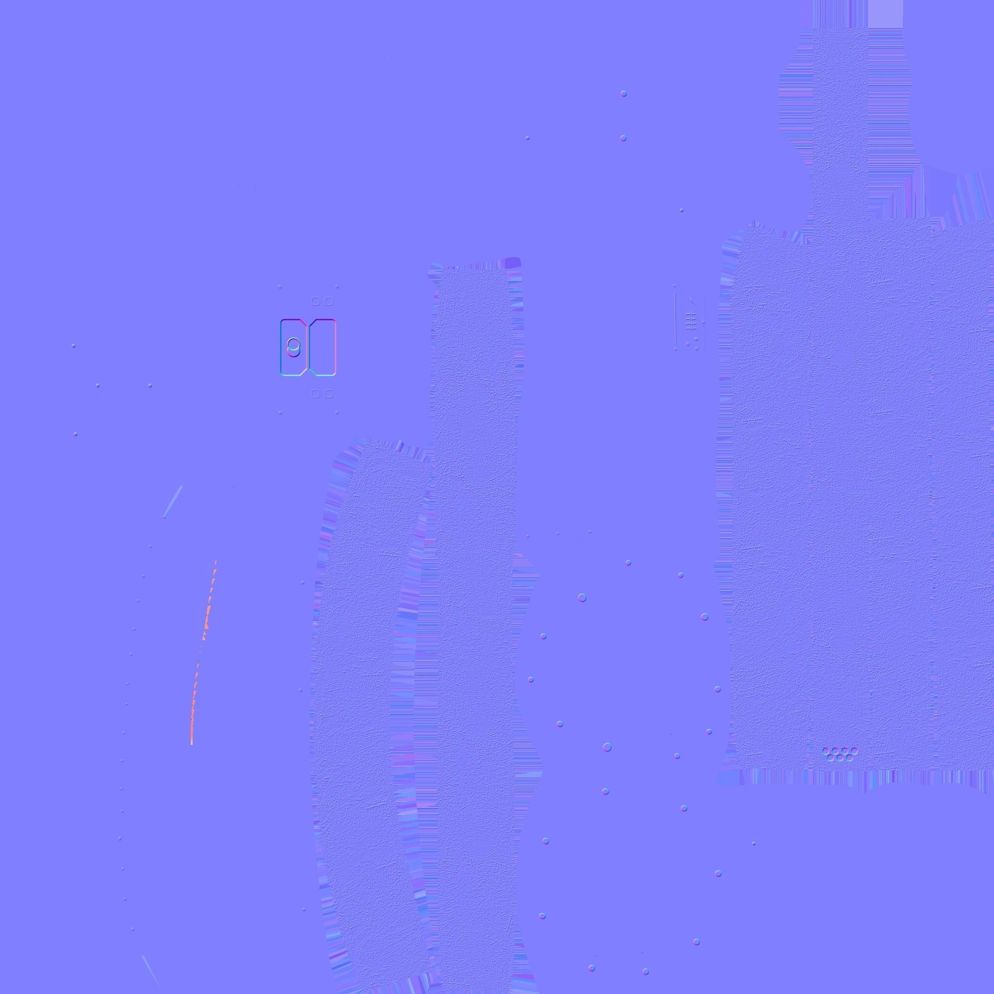 SciFi Glasses J03 Aluminum - Character Design Fashion Low-poly 3D model_23