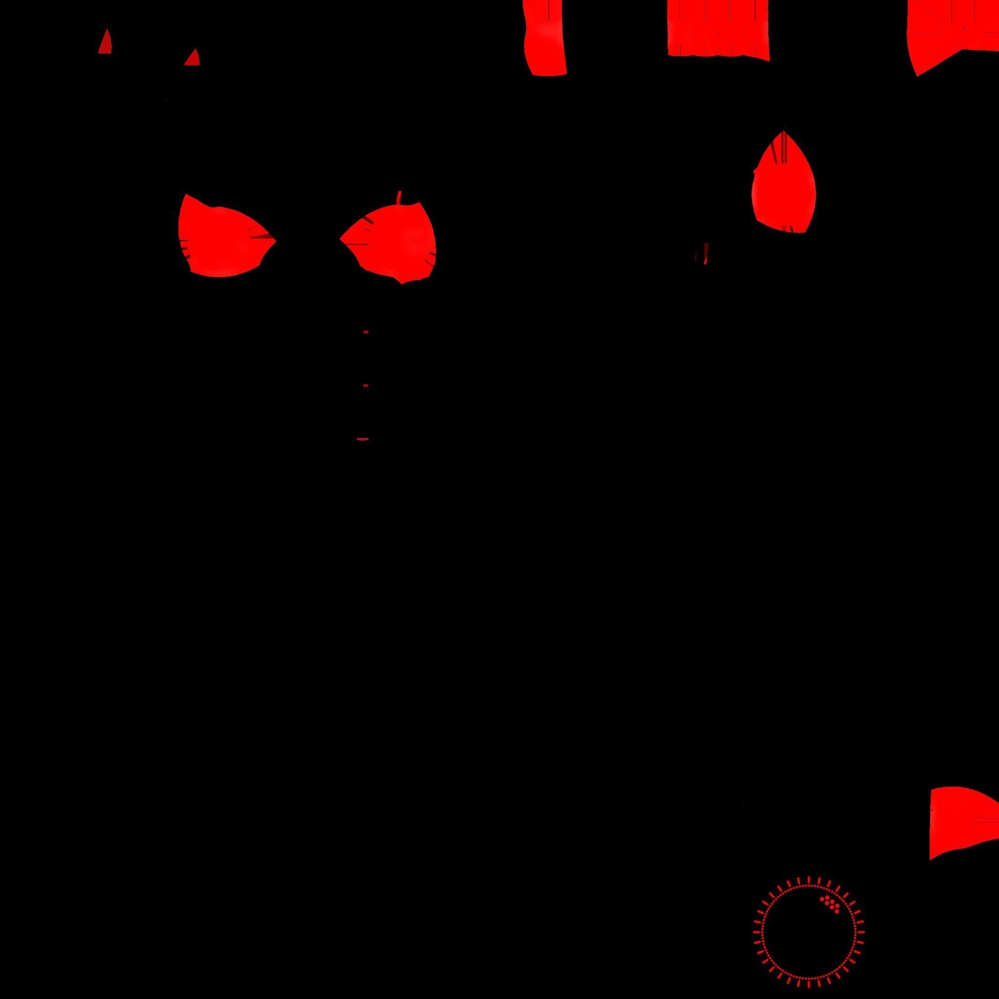 SciFi Glasses J06 White Red - Character Design Fashion Low-poly 3D model_20