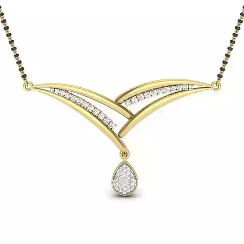 Necklaces Collection gold necklace with diamonds