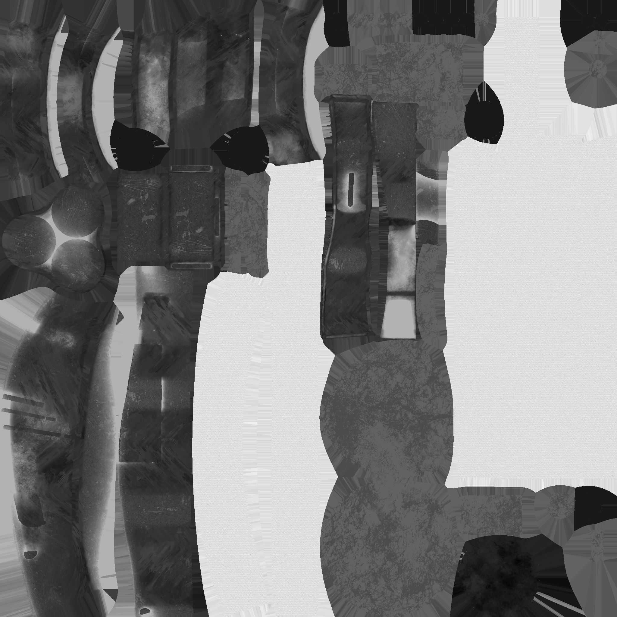 SciFi Glasses J08 Gold - Character Design Fashion Low-poly 3D model_25