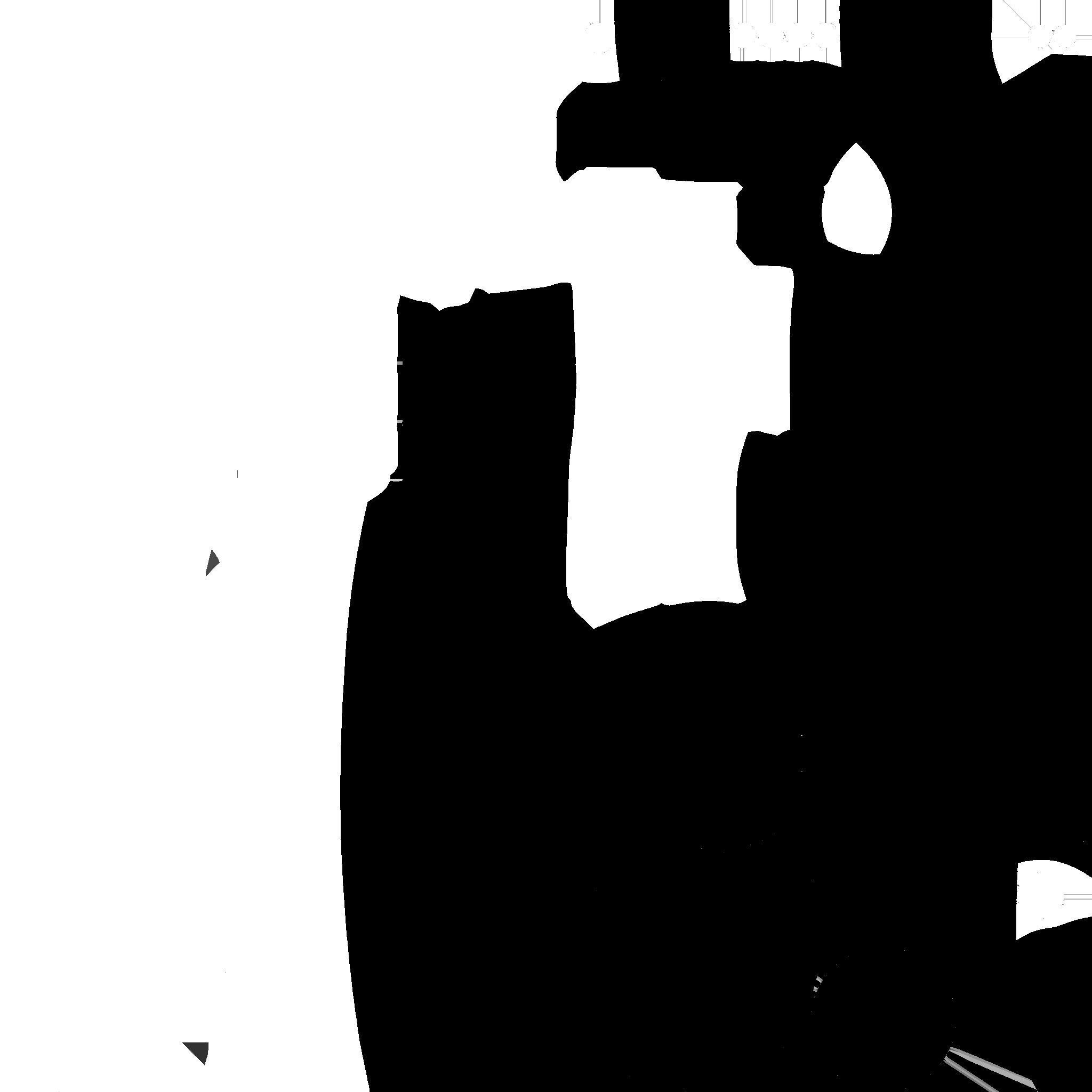 SciFi Glasses J08 Gold - Character Design Fashion Low-poly 3D model_22