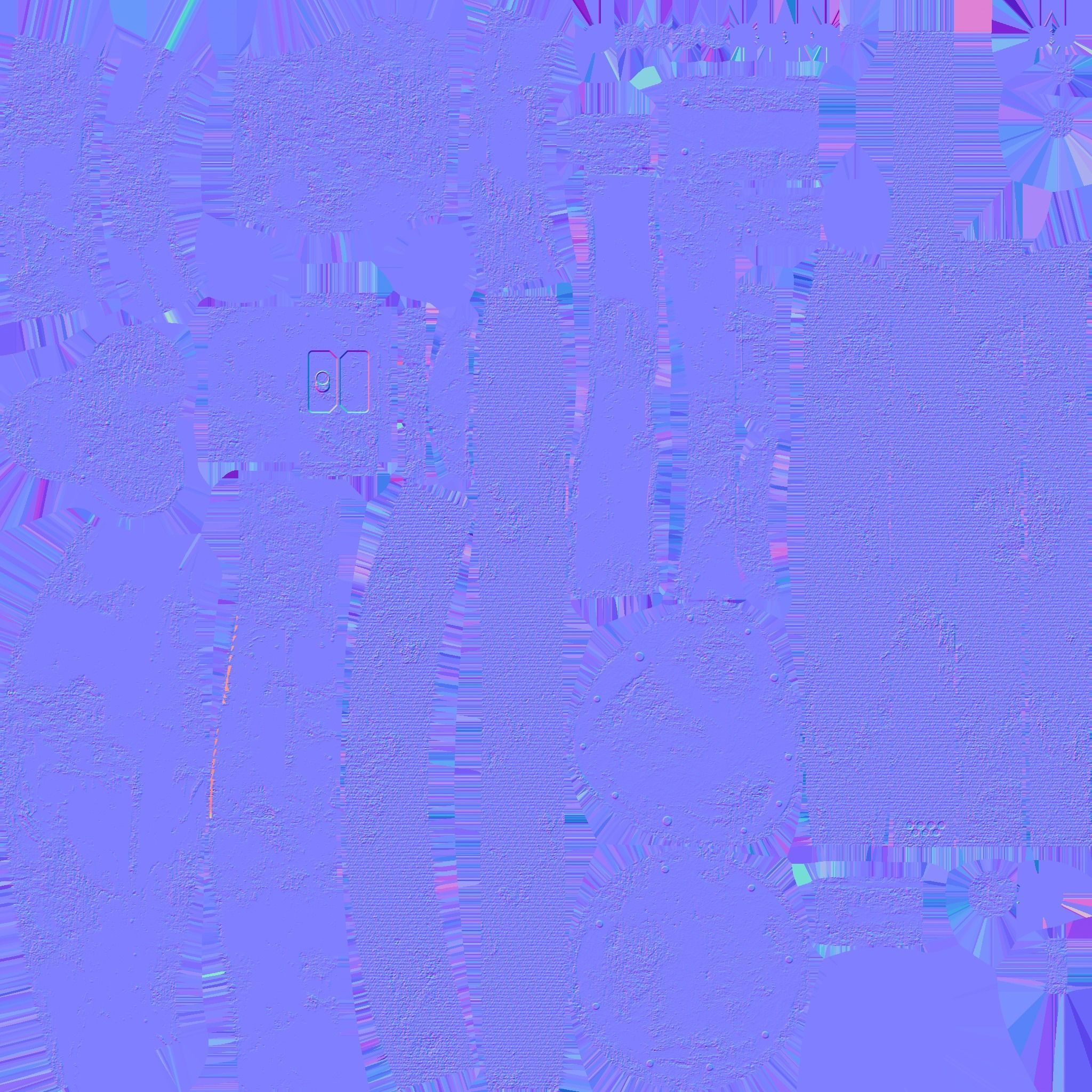 SciFi Glasses J09 Yellow - Character Design Fashion Low-poly 3D model_23