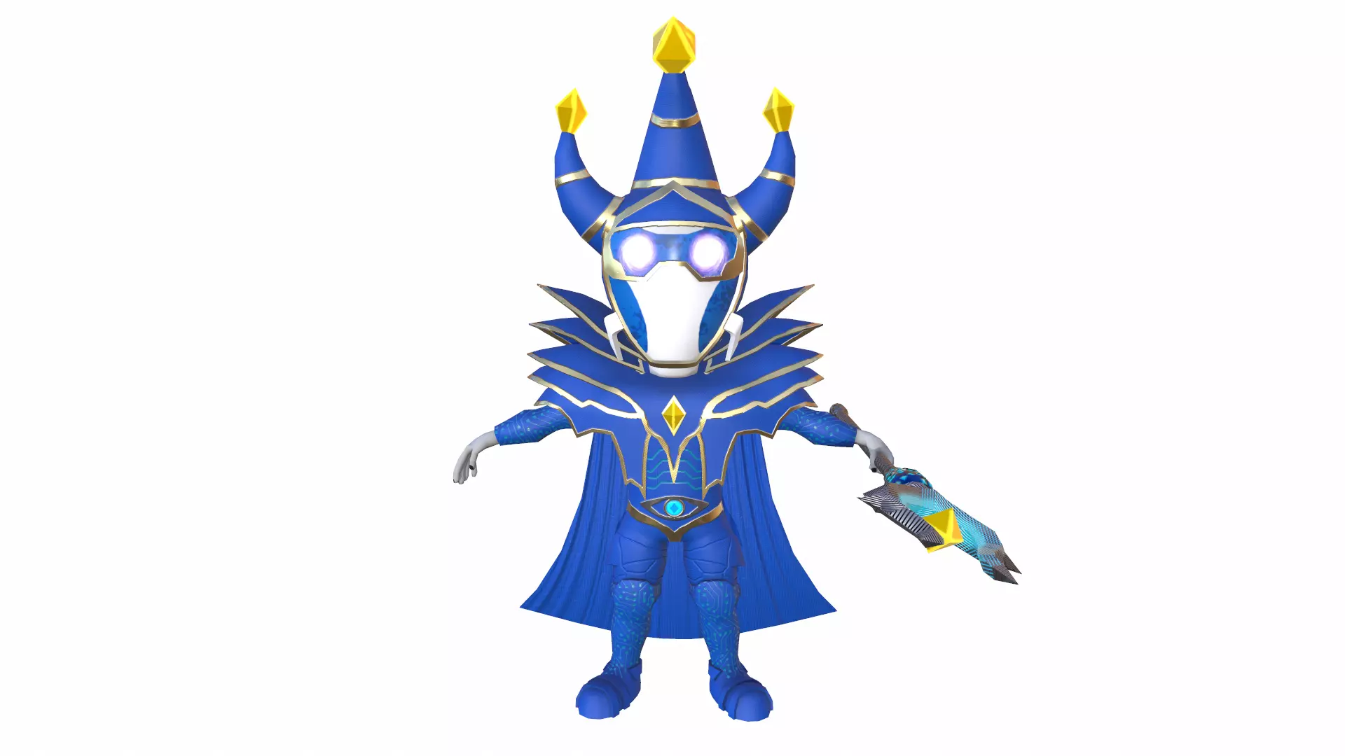 Ethereum Ranger Low-poly 3D model