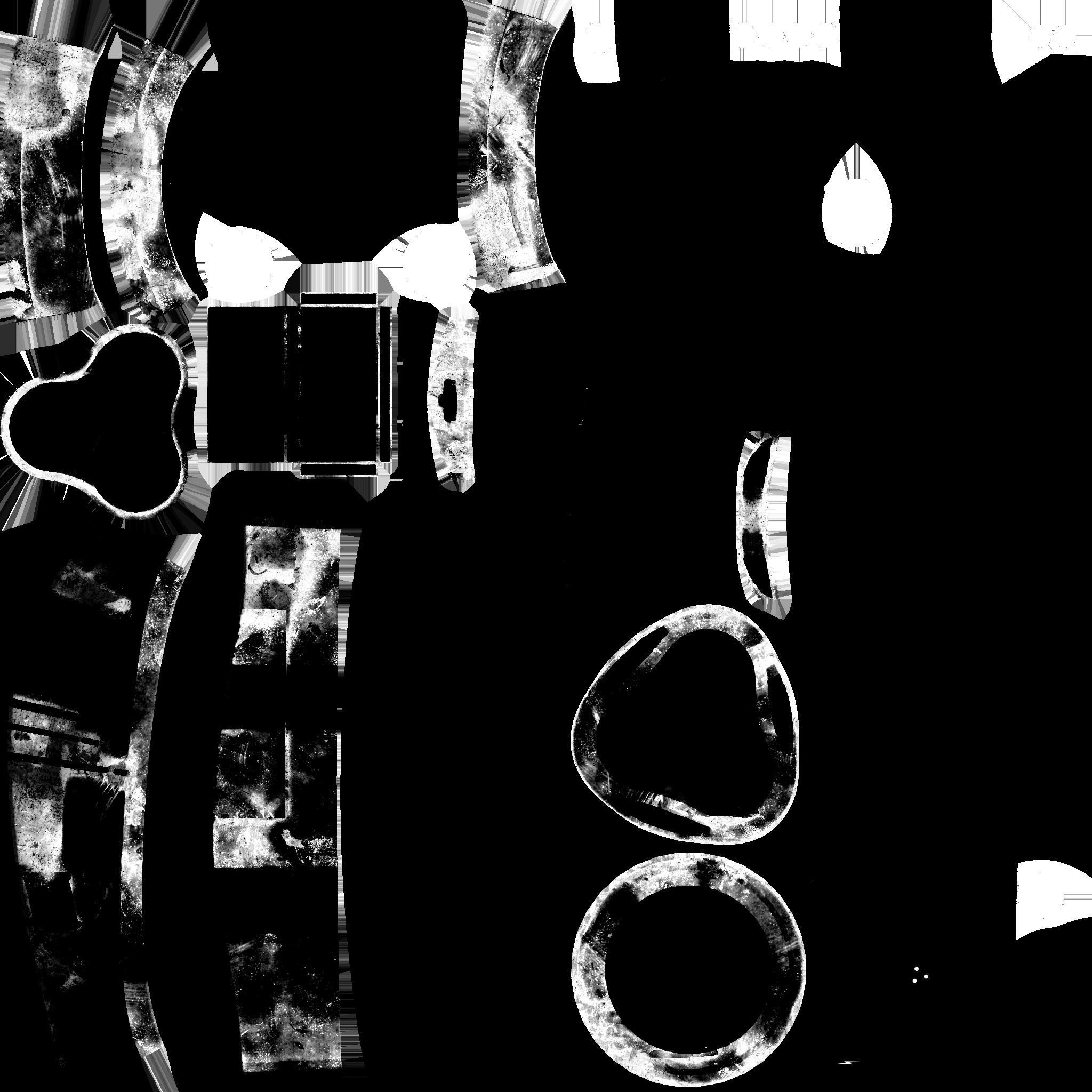 SciFi Glasses J10 Blue - Character Design Fashion Low-poly 3D model_22