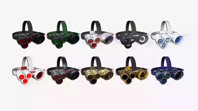 10 SciFi Glasses J Collection - Character Design Fashion 