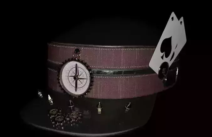 Hat military old Card style 