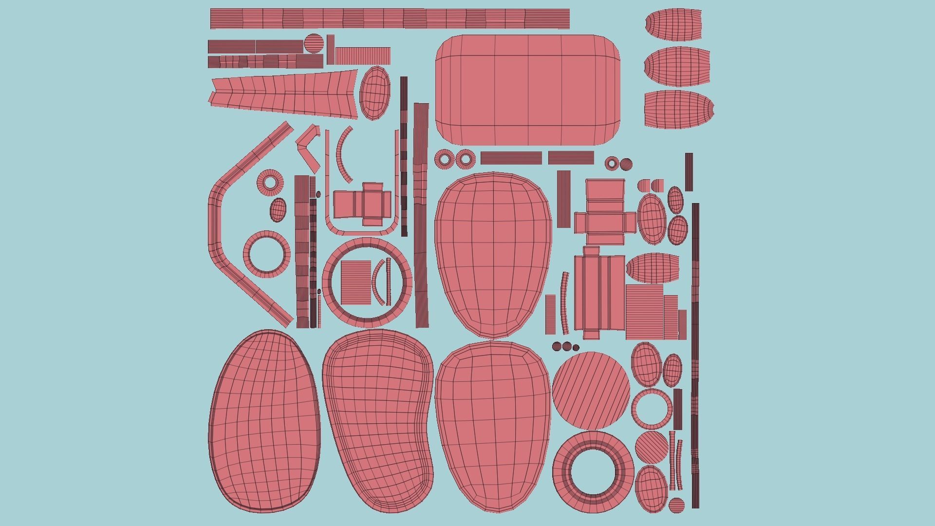 96 SciFi Glasses Super Collection - Character Design Fashion _140