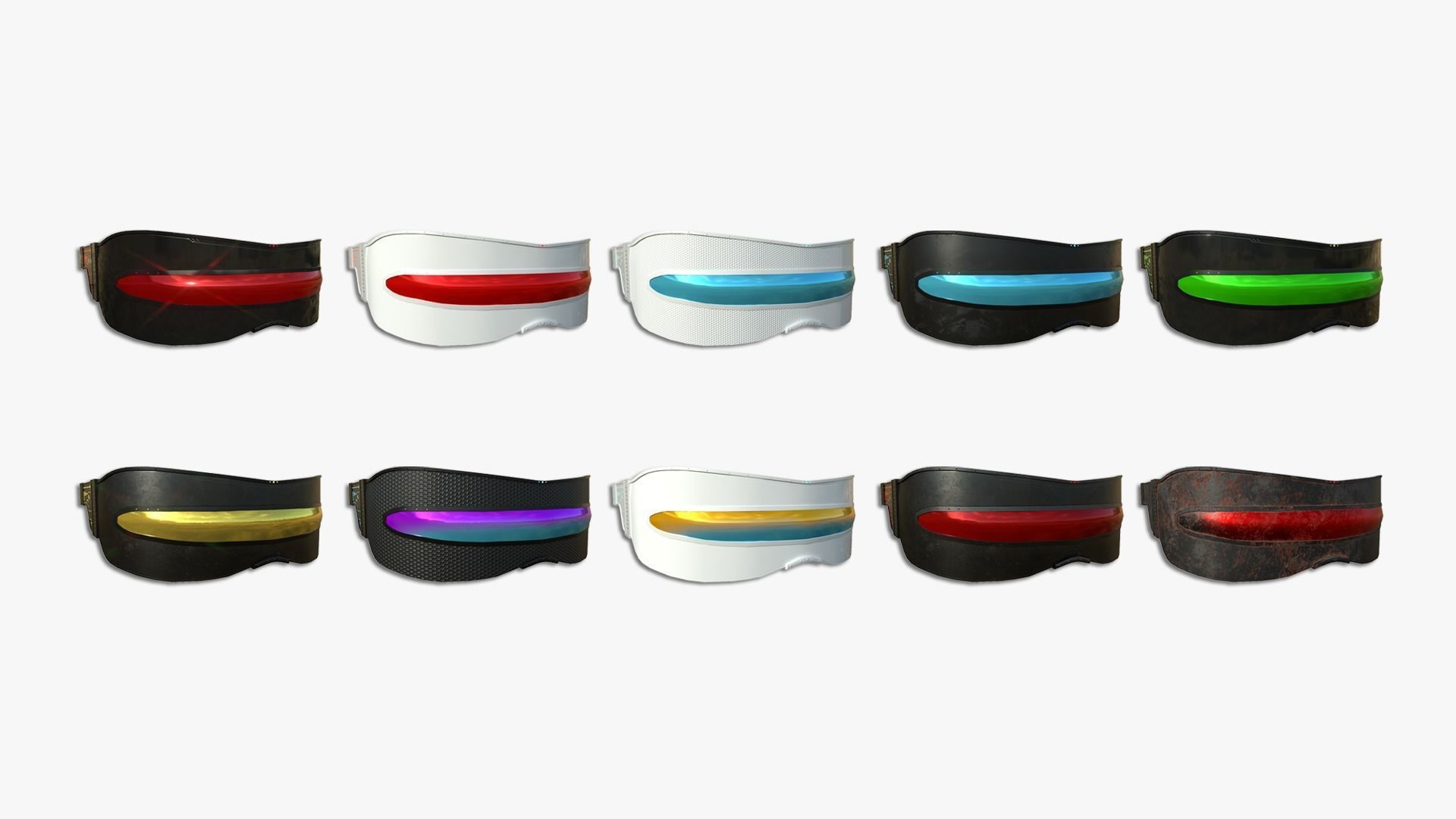 96 SciFi Glasses Super Collection - Character Design Fashion _10