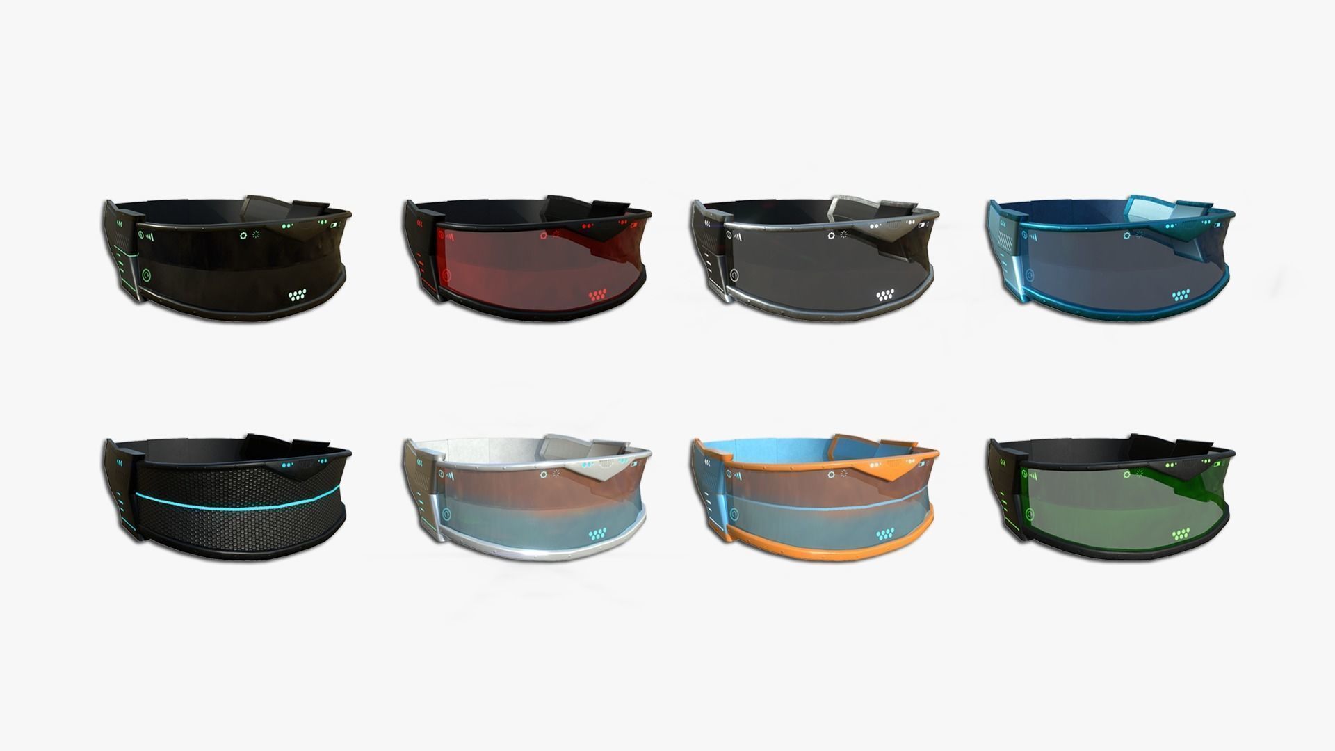 96 SciFi Glasses Super Collection - Character Design Fashion _5