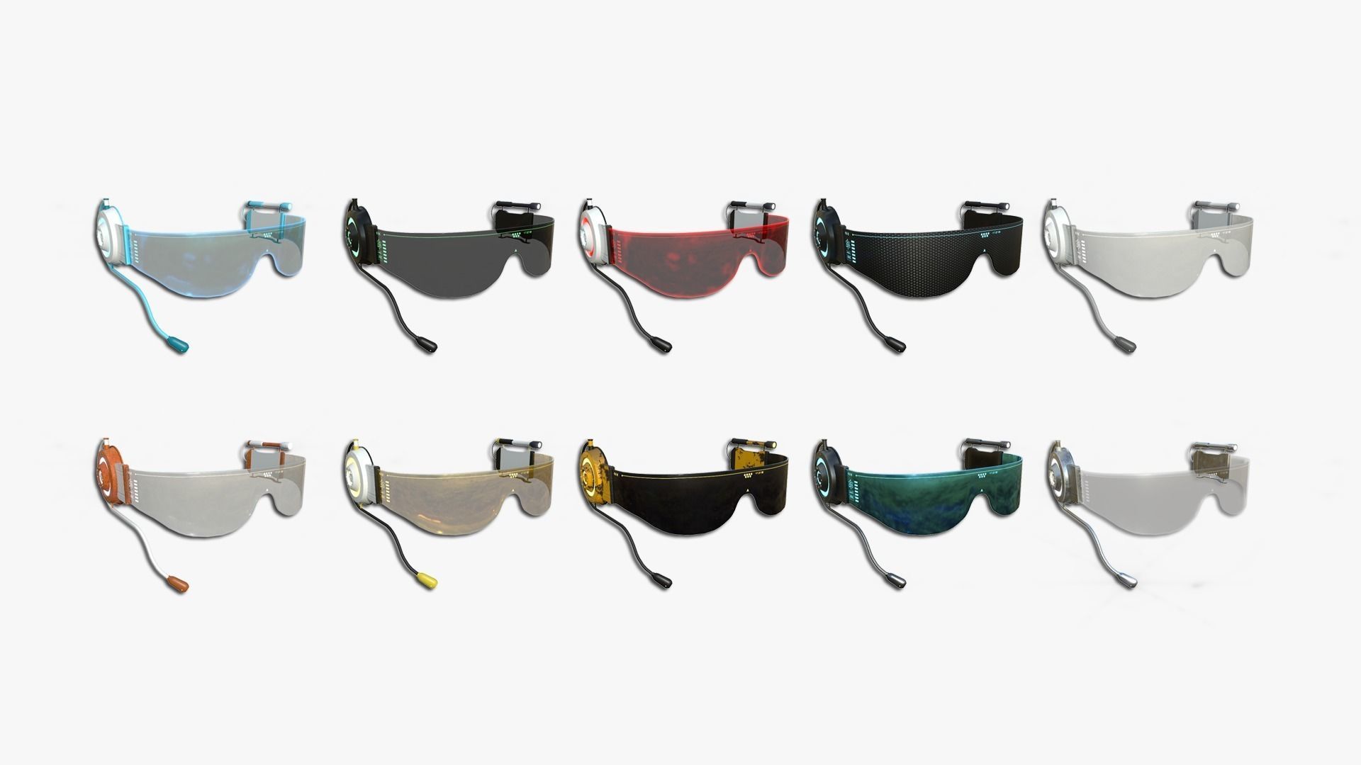 96 SciFi Glasses Super Collection - Character Design Fashion _4