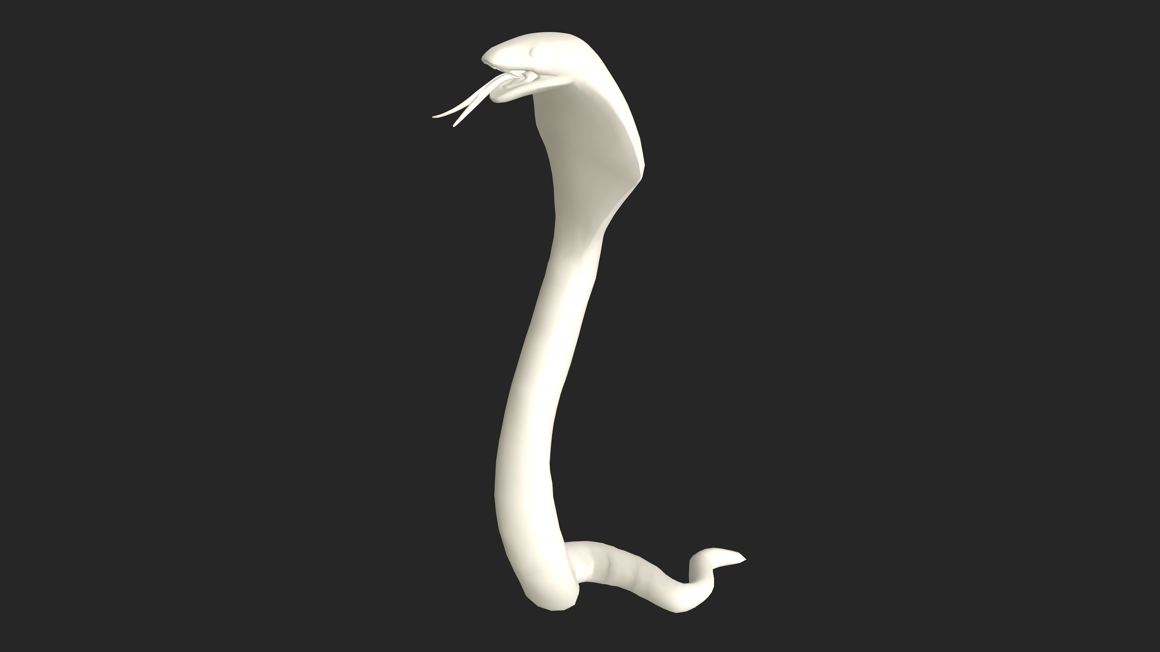 Snake with Animation Low-poly 3D model_20