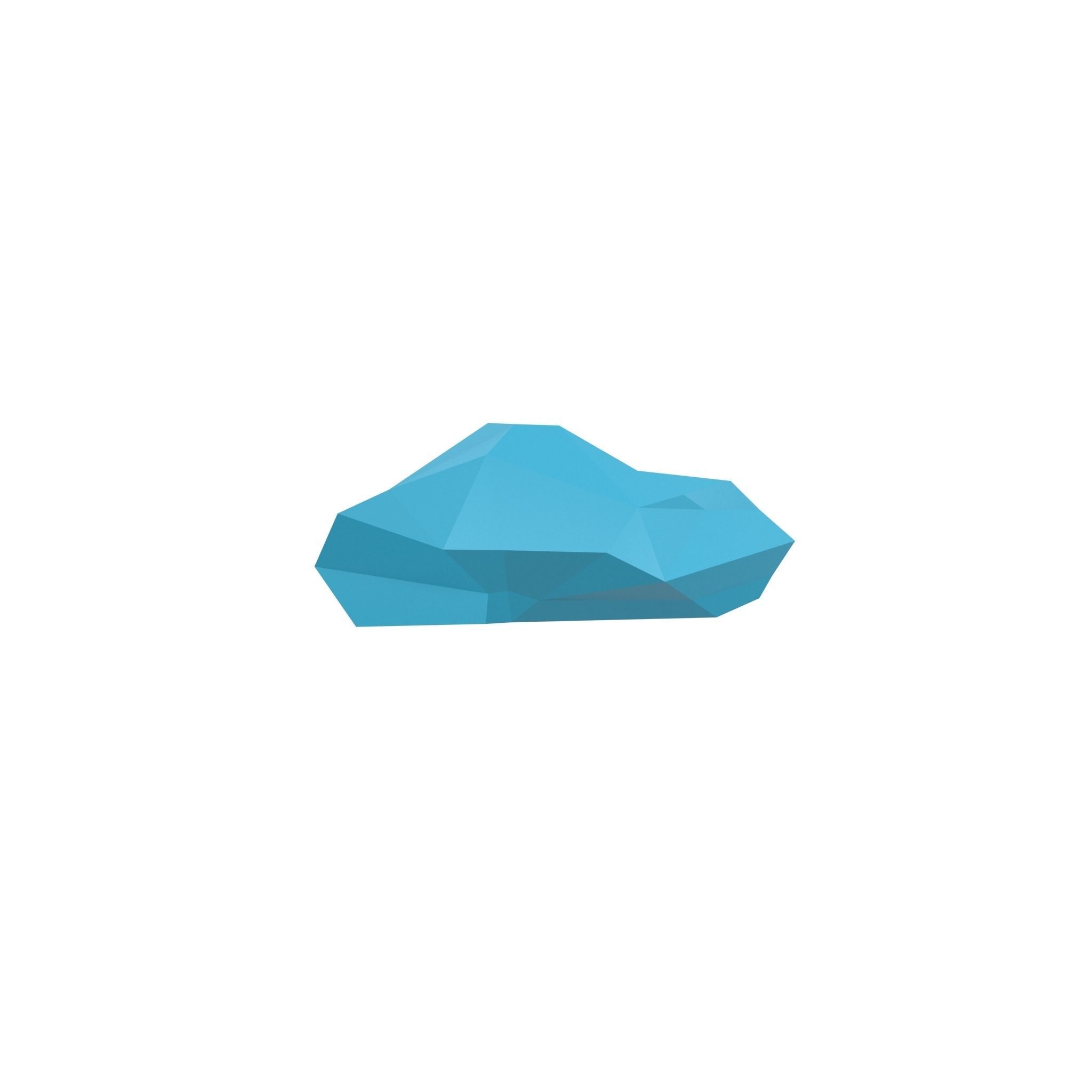 Polygonal Cloud 001 Pack V1 Low-poly 3D model_5