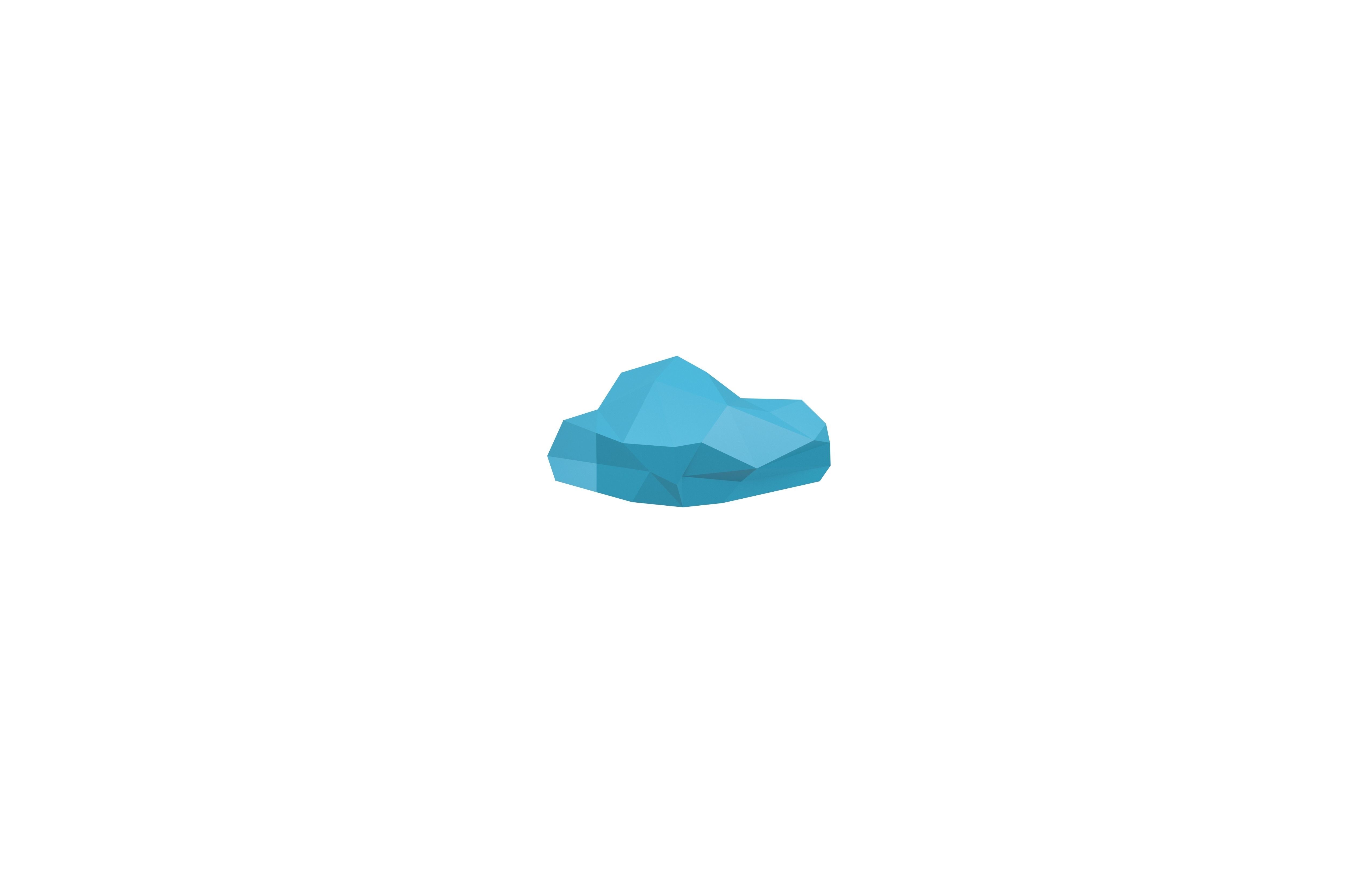 Polygonal Cloud 001 Pack V1 Low-poly 3D model_9