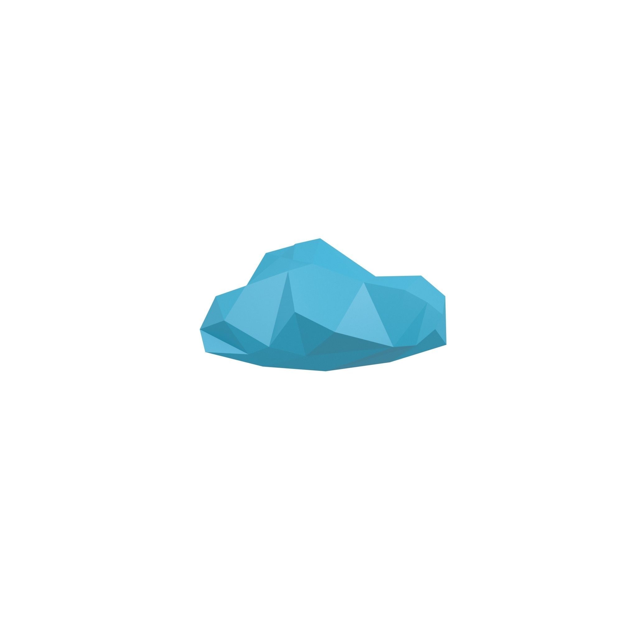 Polygonal Cloud 001 Pack V1 Low-poly 3D model_25