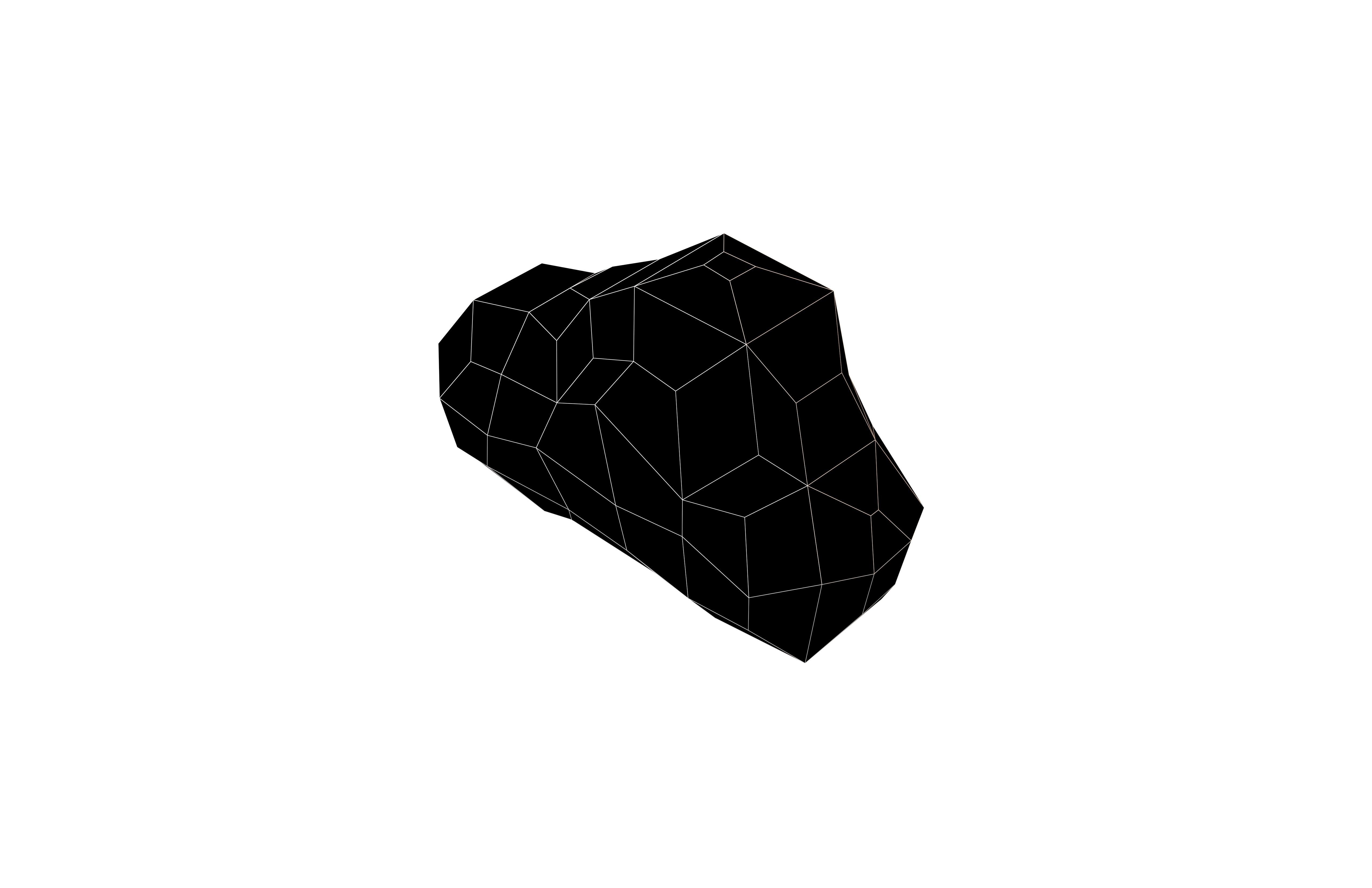 Polygonal Cloud 001 Pack V1 Low-poly 3D model_69