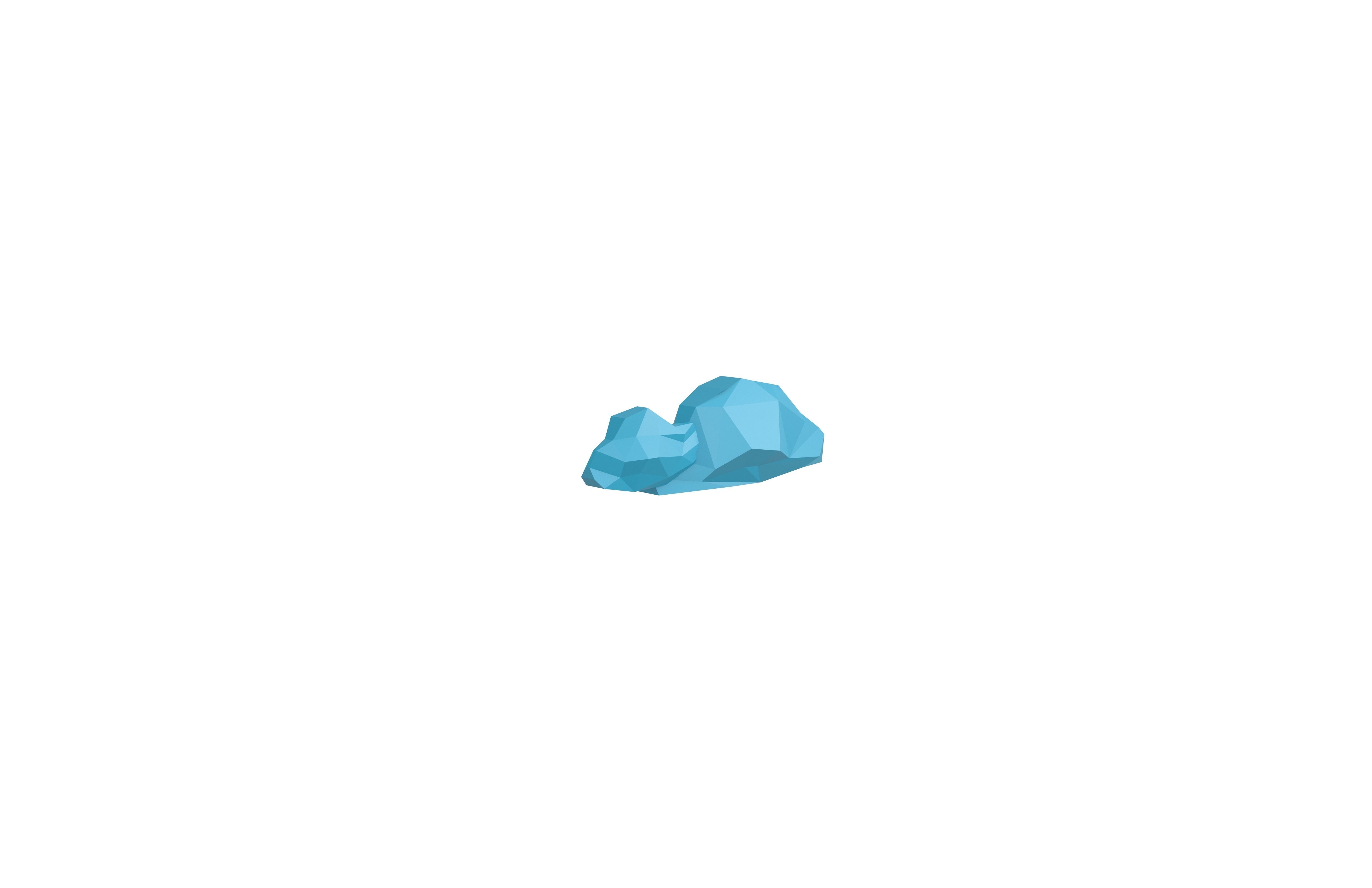 Polygonal Cloud 001 Pack V1 Low-poly 3D model_20
