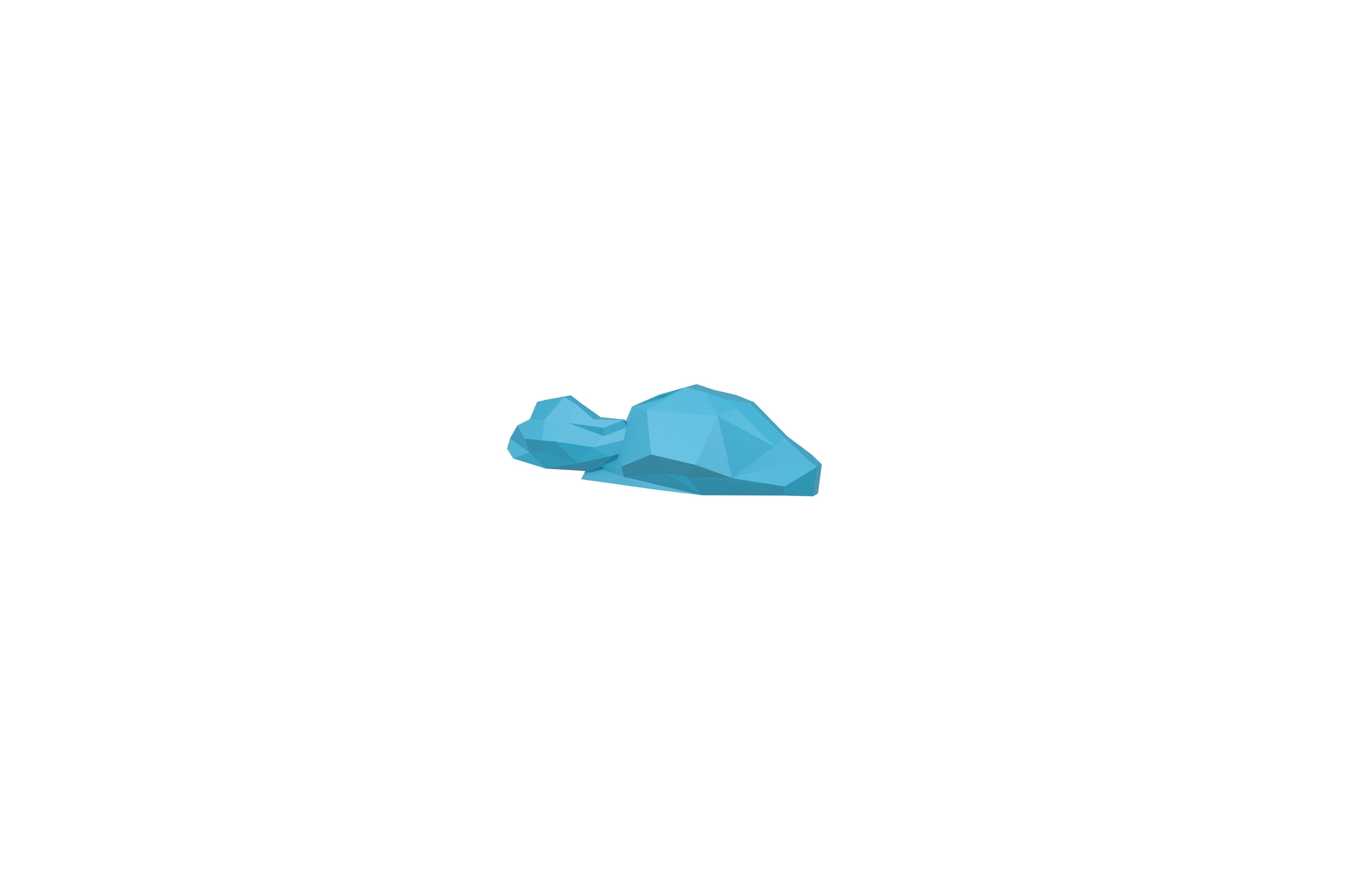 Polygonal Cloud 001 Pack V1 Low-poly 3D model_15