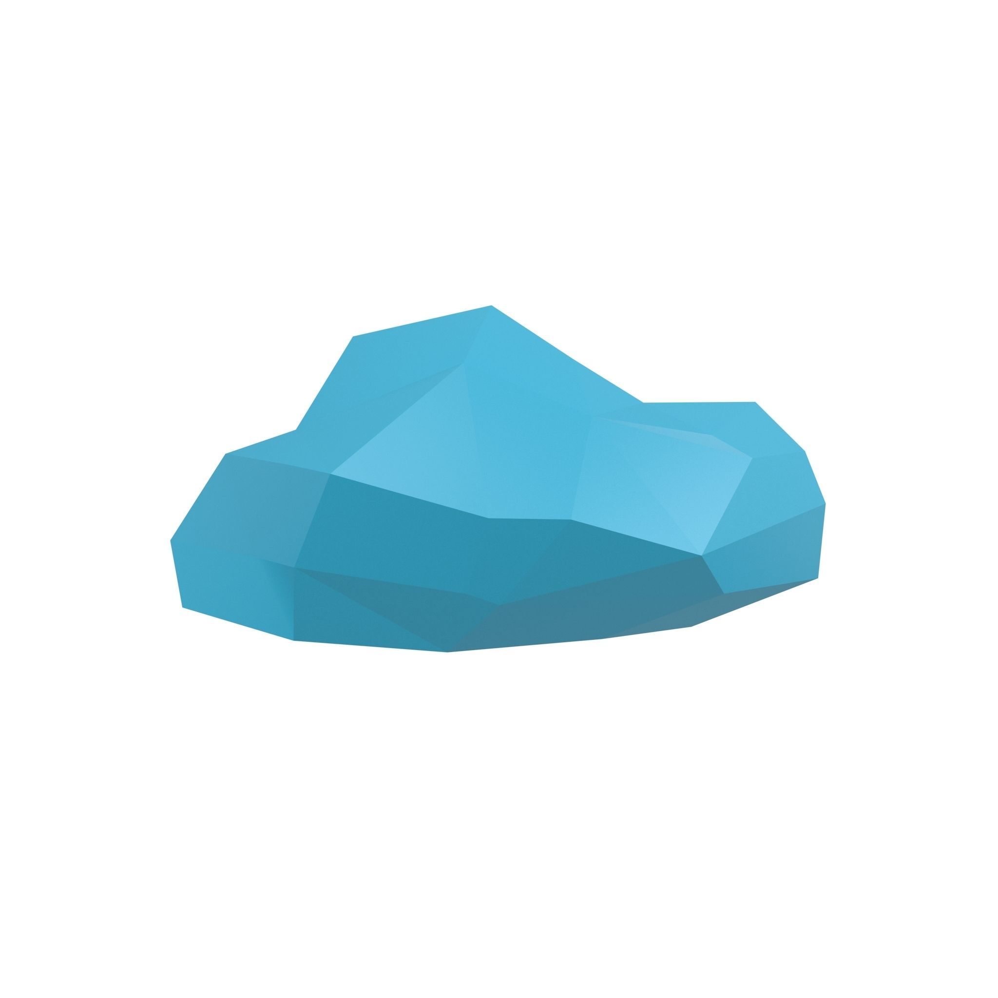 Polygonal Cloud 001 Pack V1 Low-poly 3D model_16