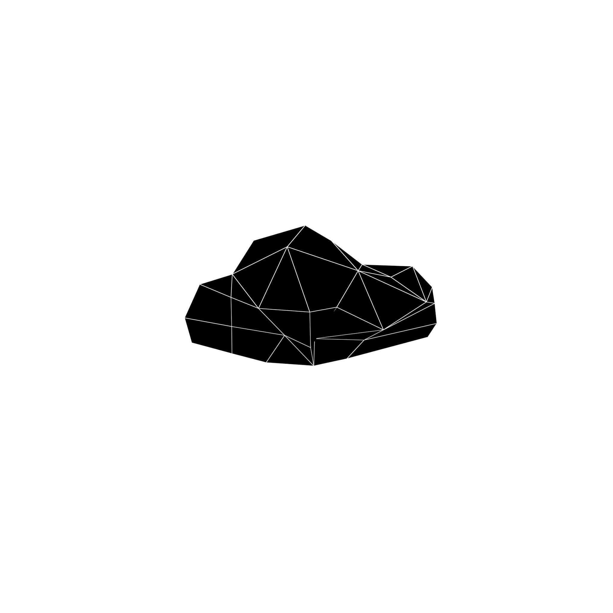 Polygonal Cloud 001 Pack V1 Low-poly 3D model_41