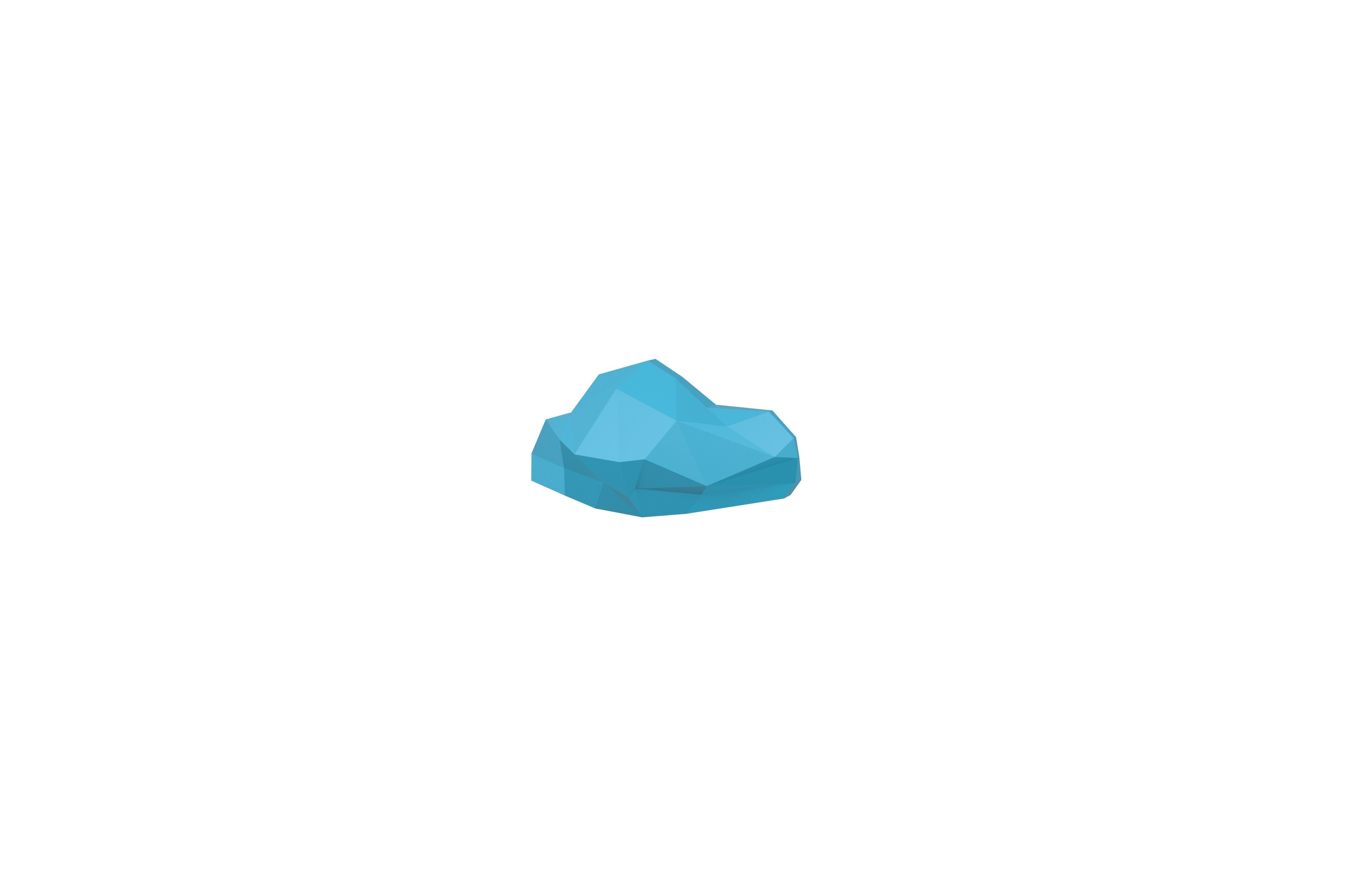 Polygonal Cloud 001 Pack V1 Low-poly 3D model_11
