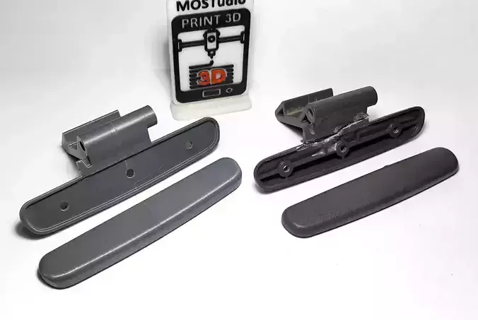 Hyundai Santa Fe Trunk Shelf Handle 3D print model