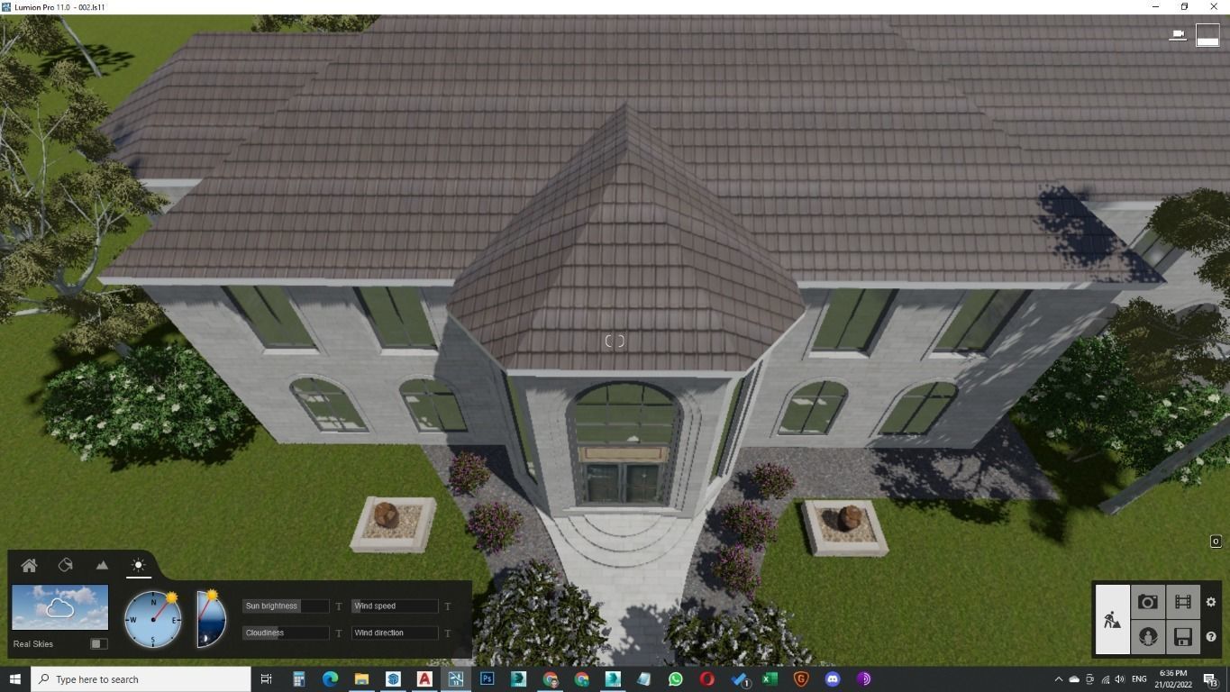 Modern Spanish Revival luxury house design 3D model_27