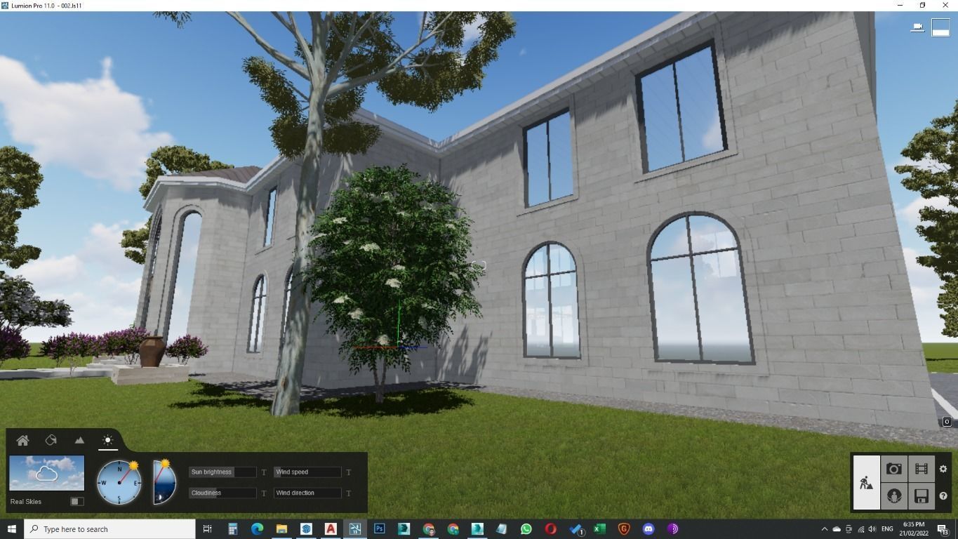 Modern Spanish Revival luxury house design 3D model_22