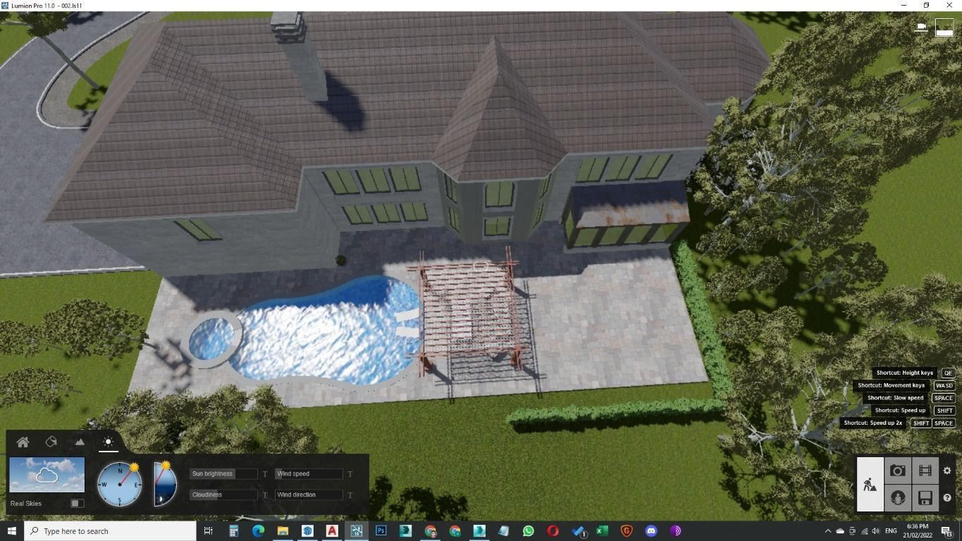 Modern Spanish Revival luxury house design 3D model_32