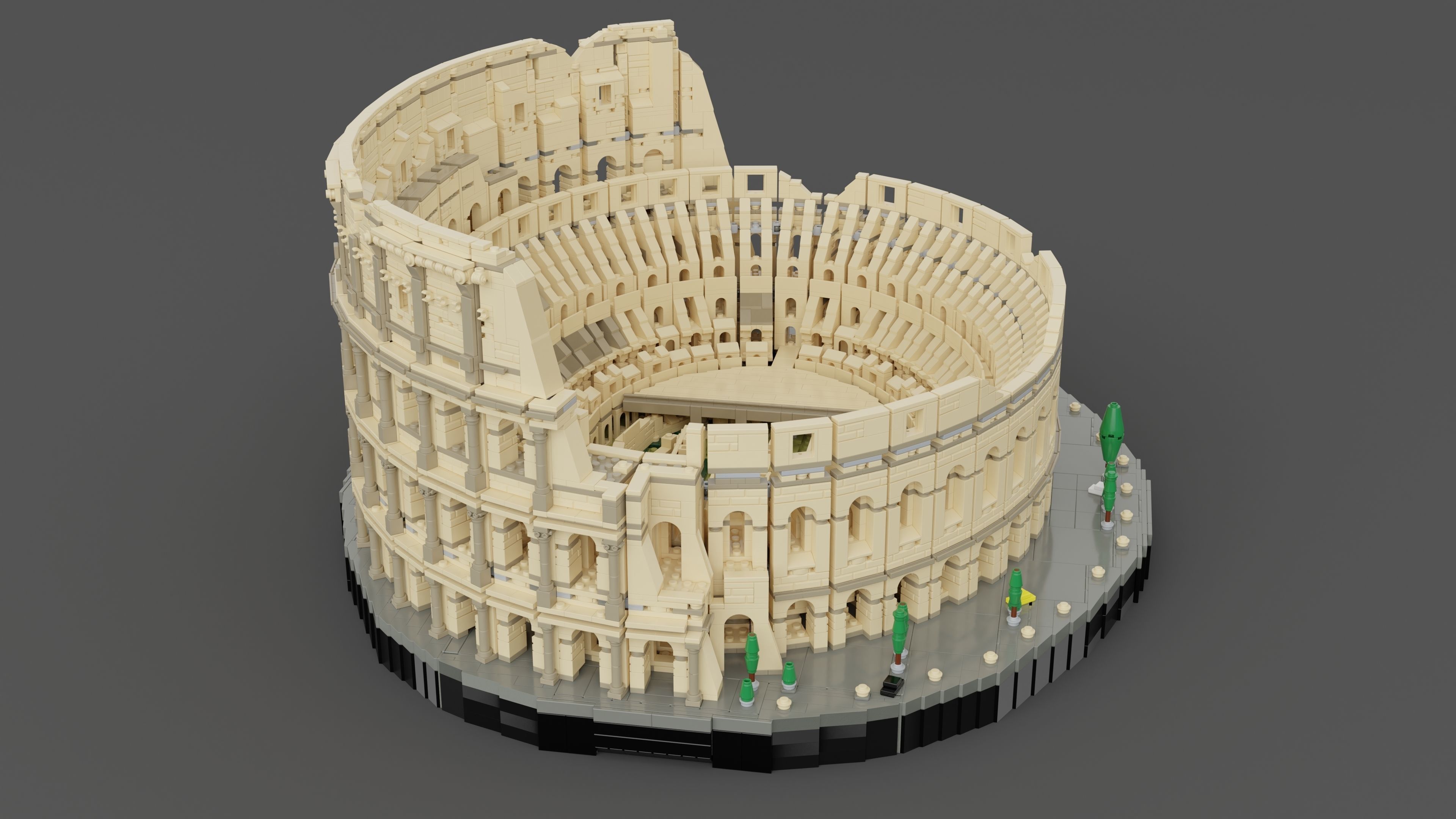 LEGO Creator Expert  - Colloseum 2020 3D model_6