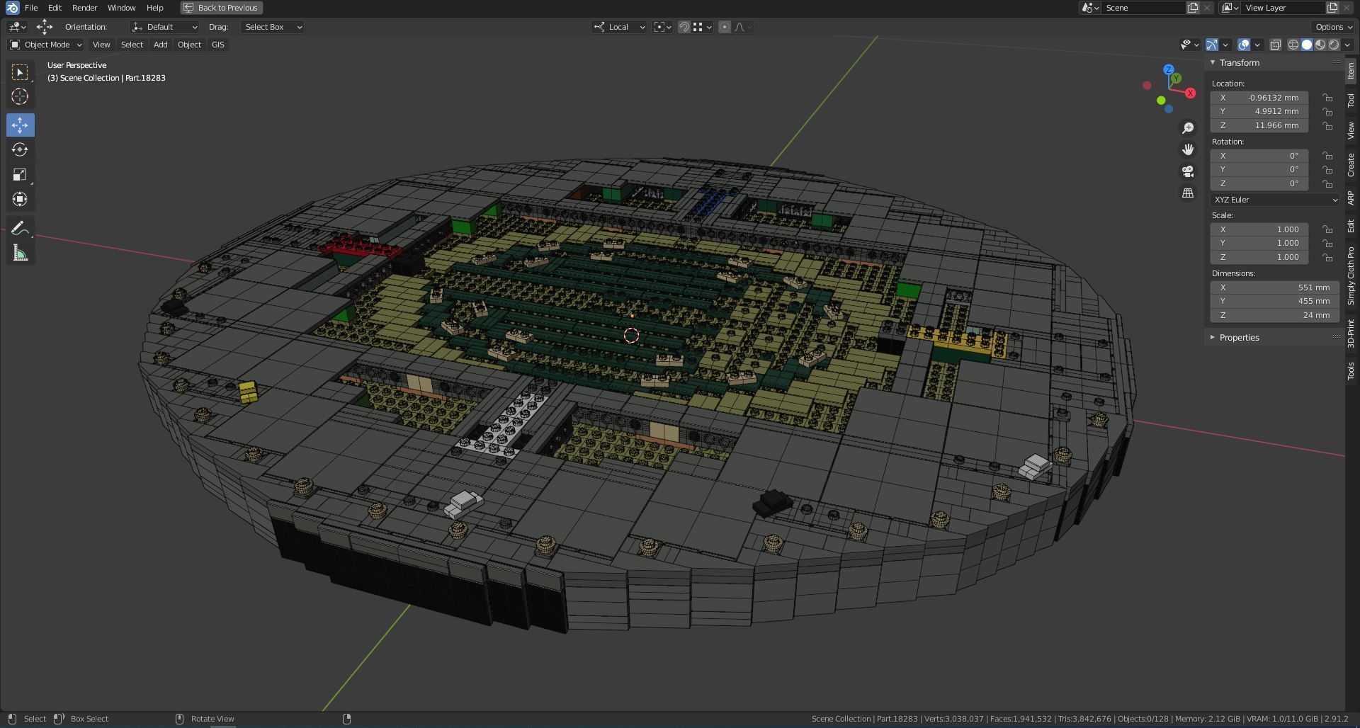 LEGO Creator Expert  - Colloseum 2020 3D model_8