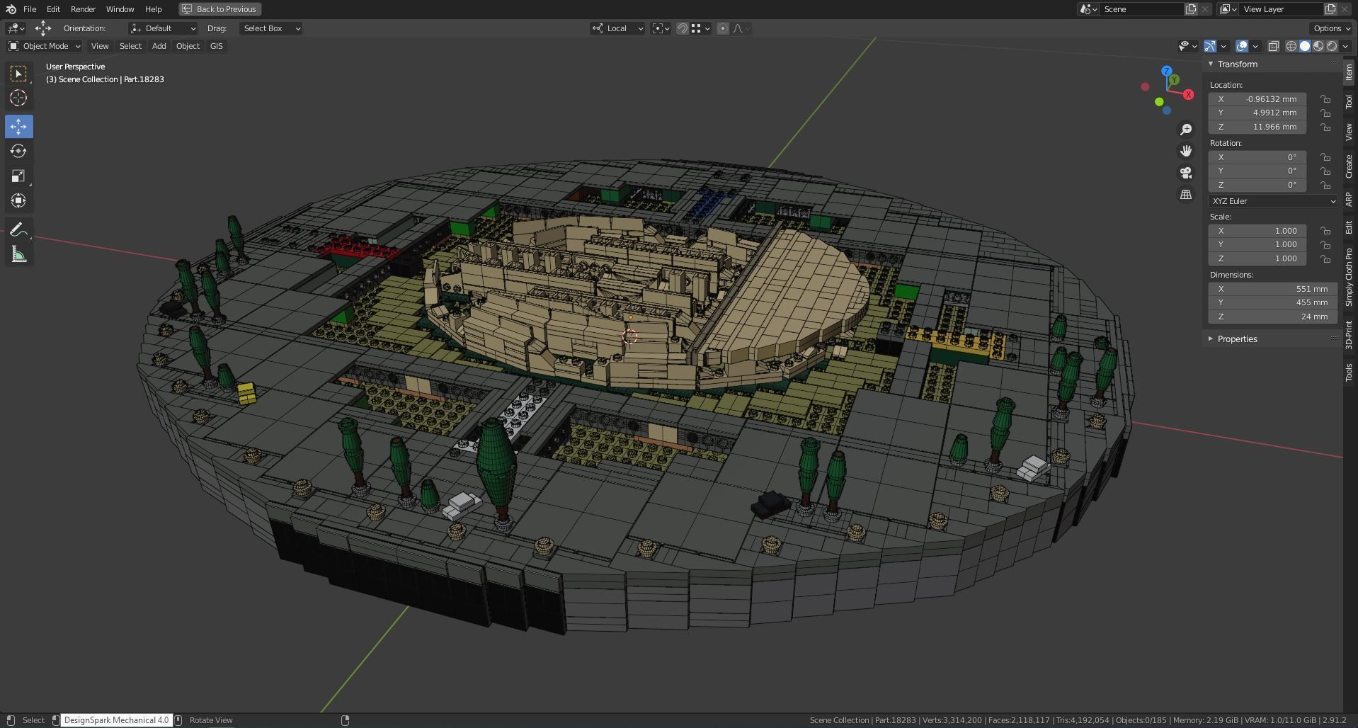 LEGO Creator Expert  - Colloseum 2020 3D model_9