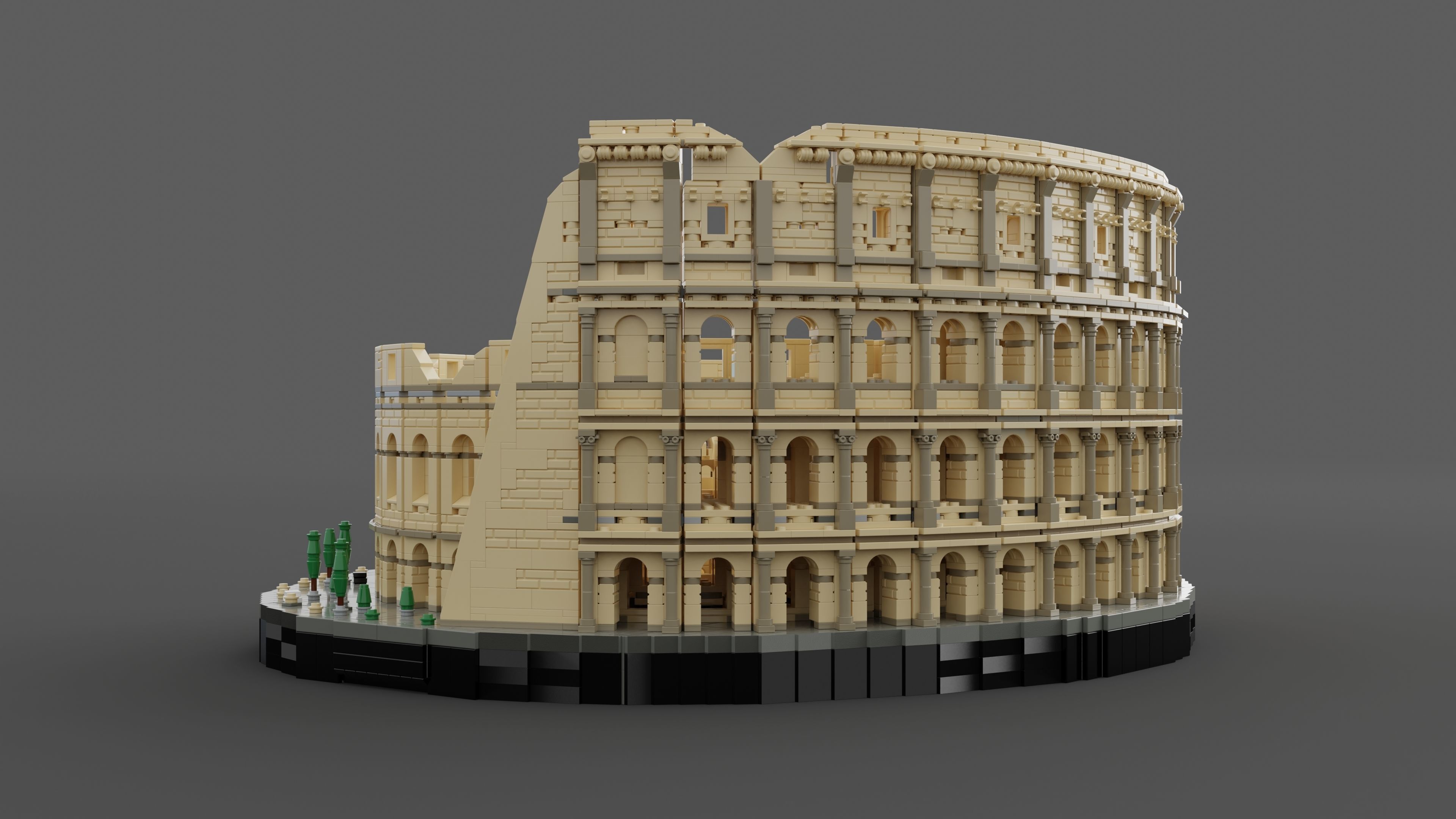 LEGO Creator Expert  - Colloseum 2020 3D model_2