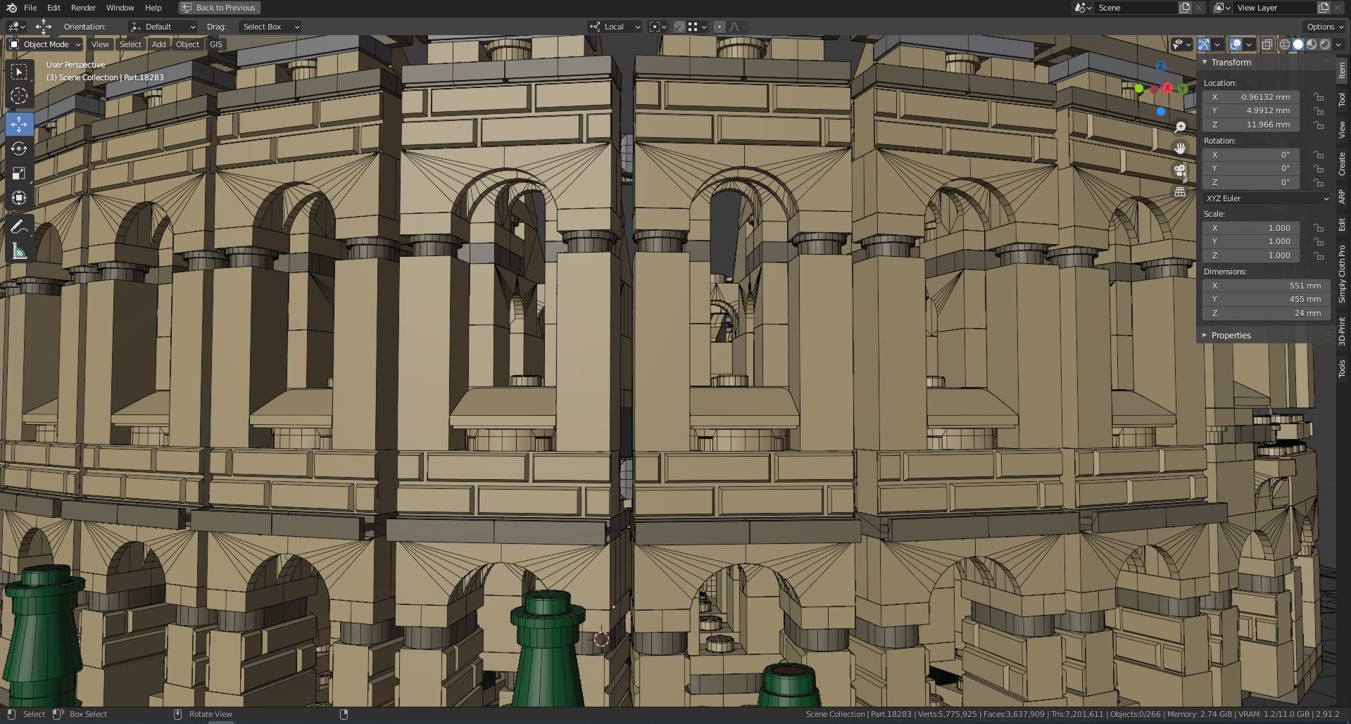 LEGO Creator Expert  - Colloseum 2020 3D model_10