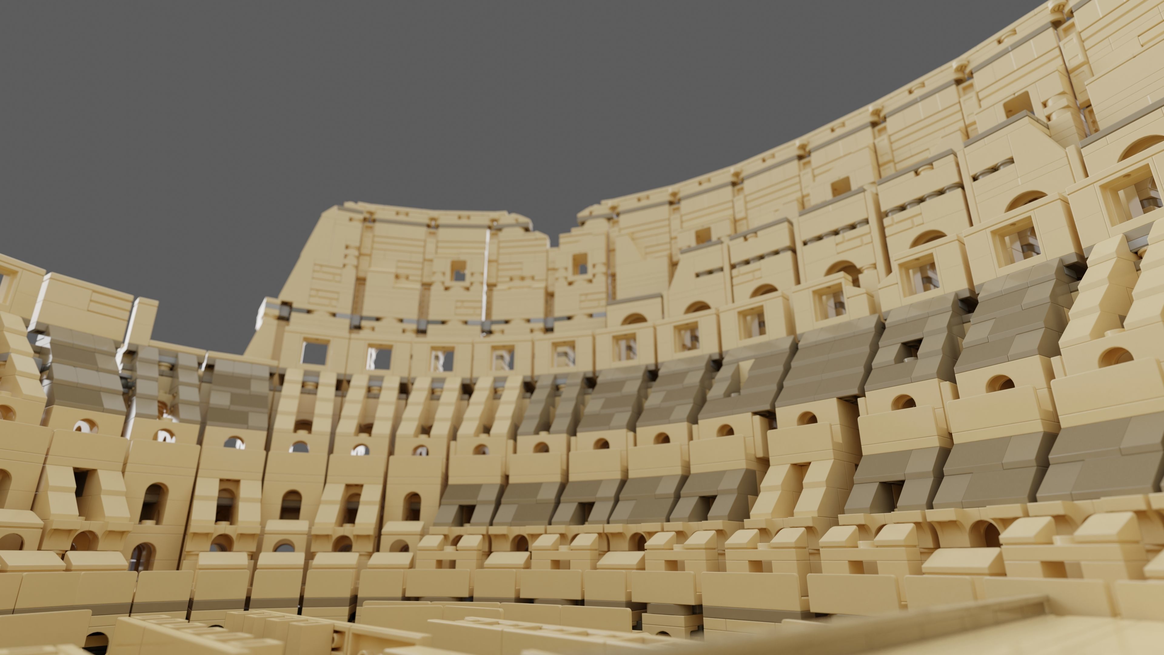 LEGO Creator Expert  - Colloseum 2020 3D model_4