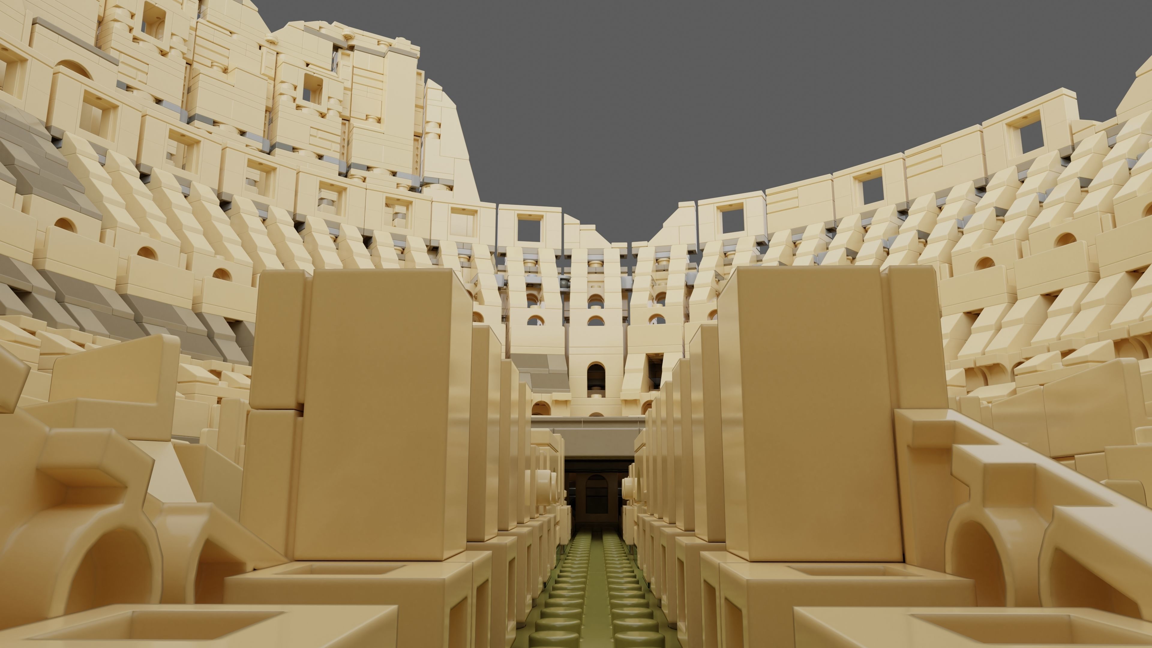 LEGO Creator Expert  - Colloseum 2020 3D model_5