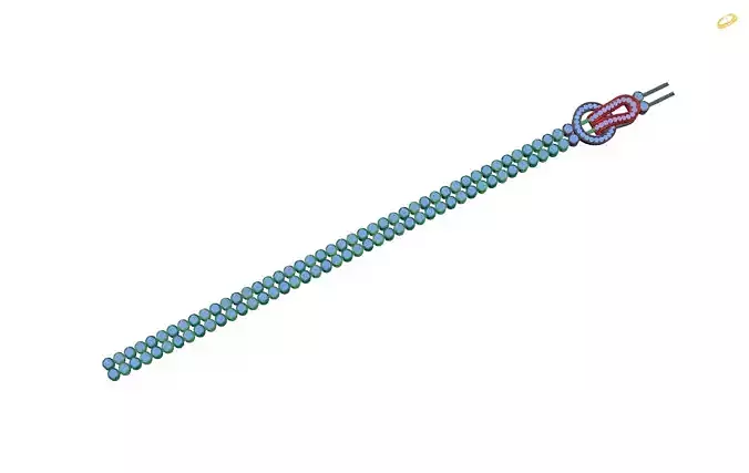 bracelet metal rod in shape of bow and arrow