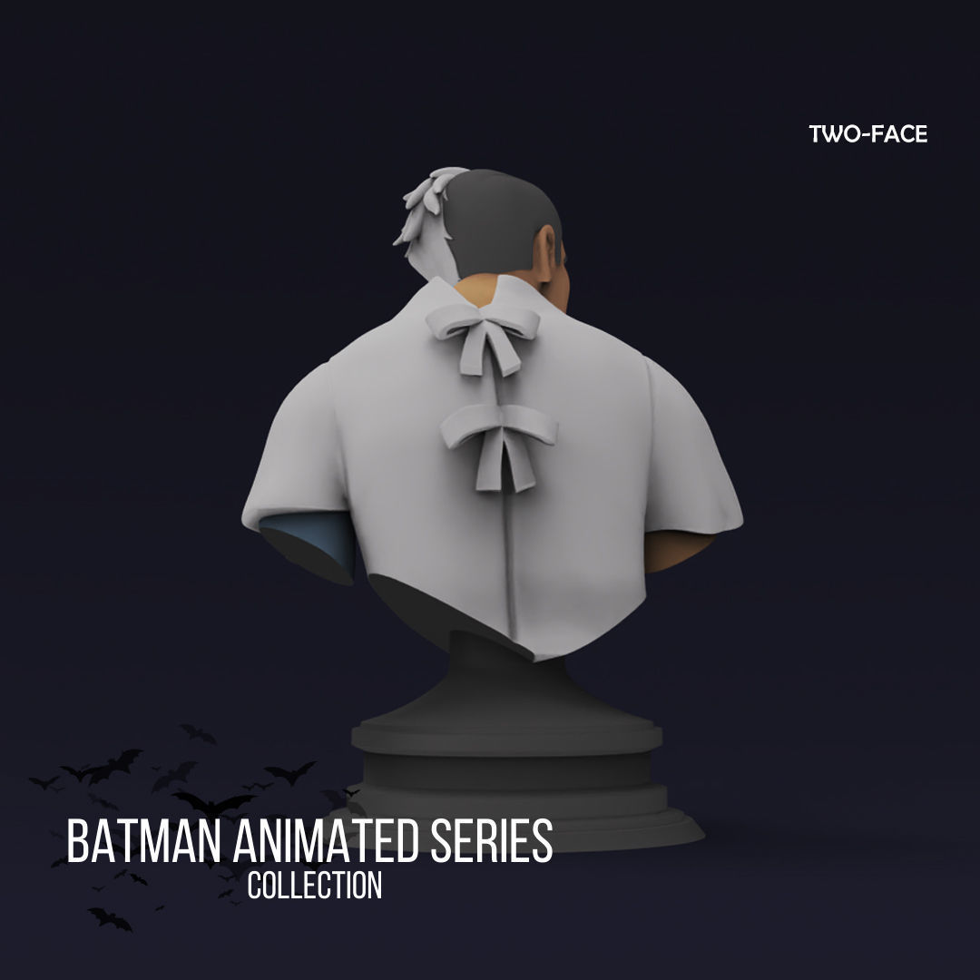 The Batman Animated Series - Harvey Two face 3D print model_1