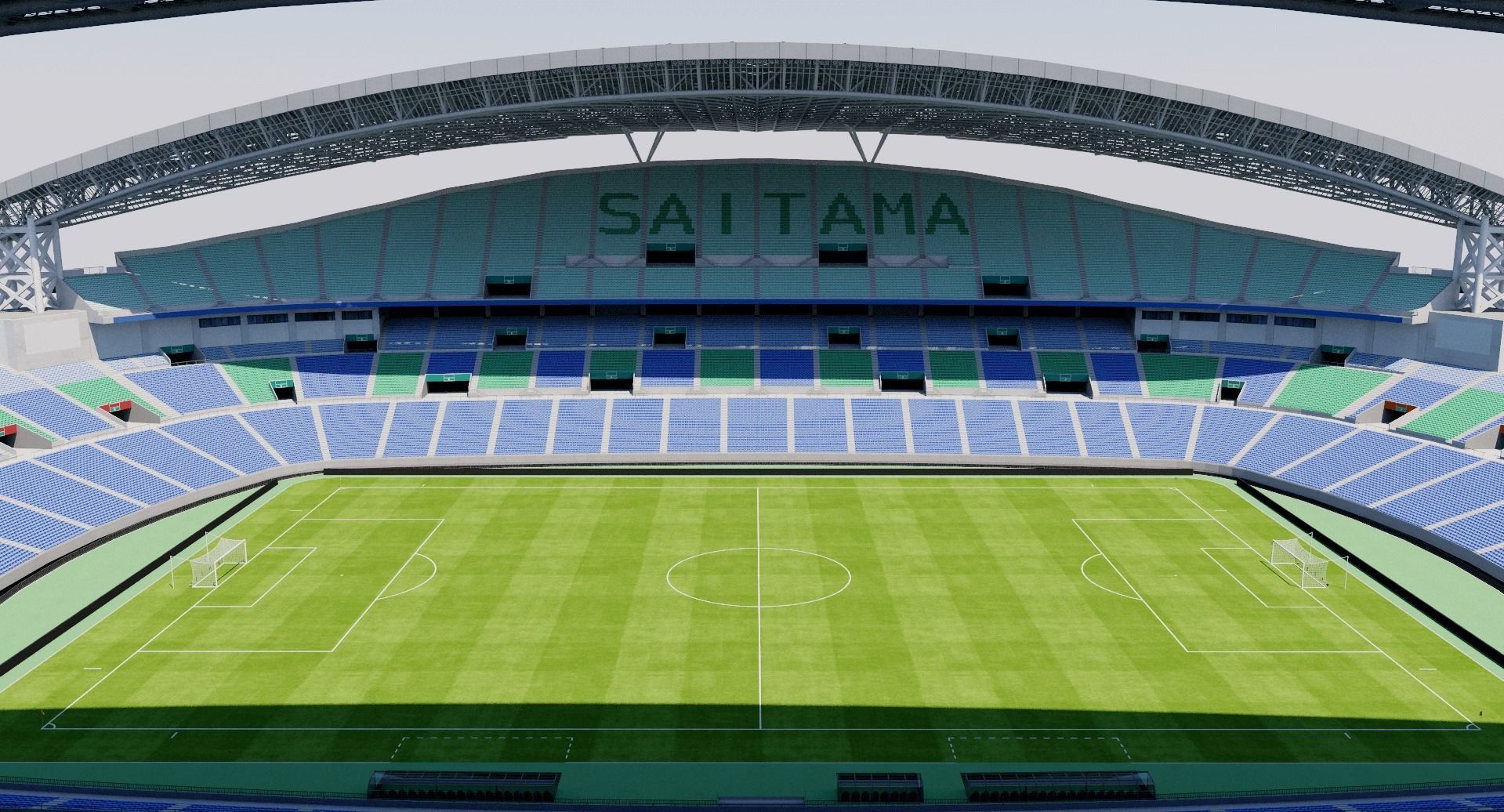 Saitama Stadium 2002 - Japan 3D model_4