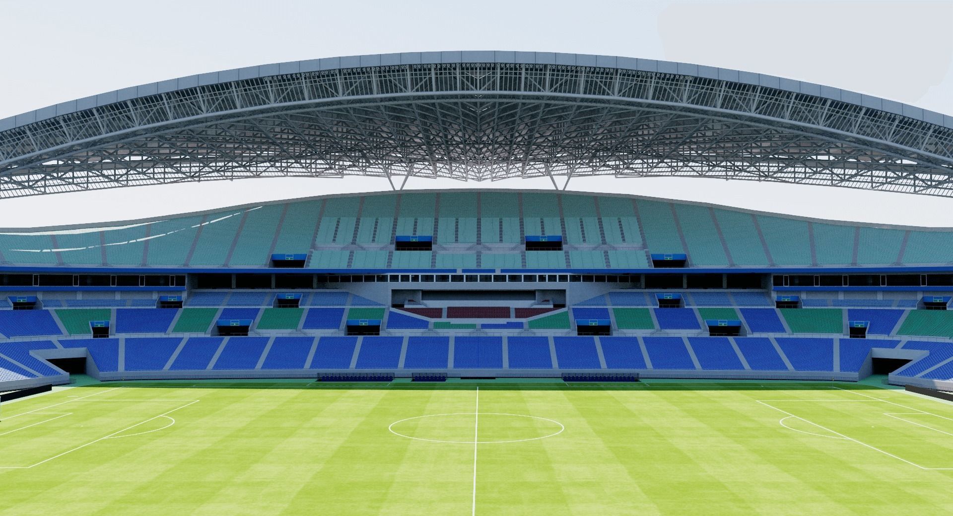 Saitama Stadium 2002 - Japan 3D model_3