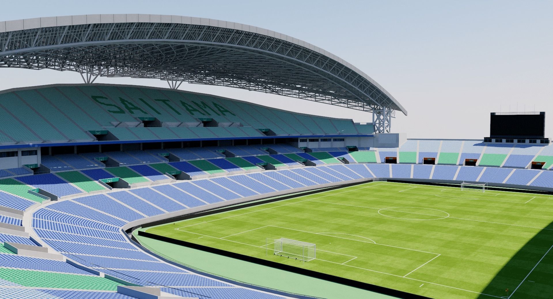 Saitama Stadium 2002 - Japan 3D model_2