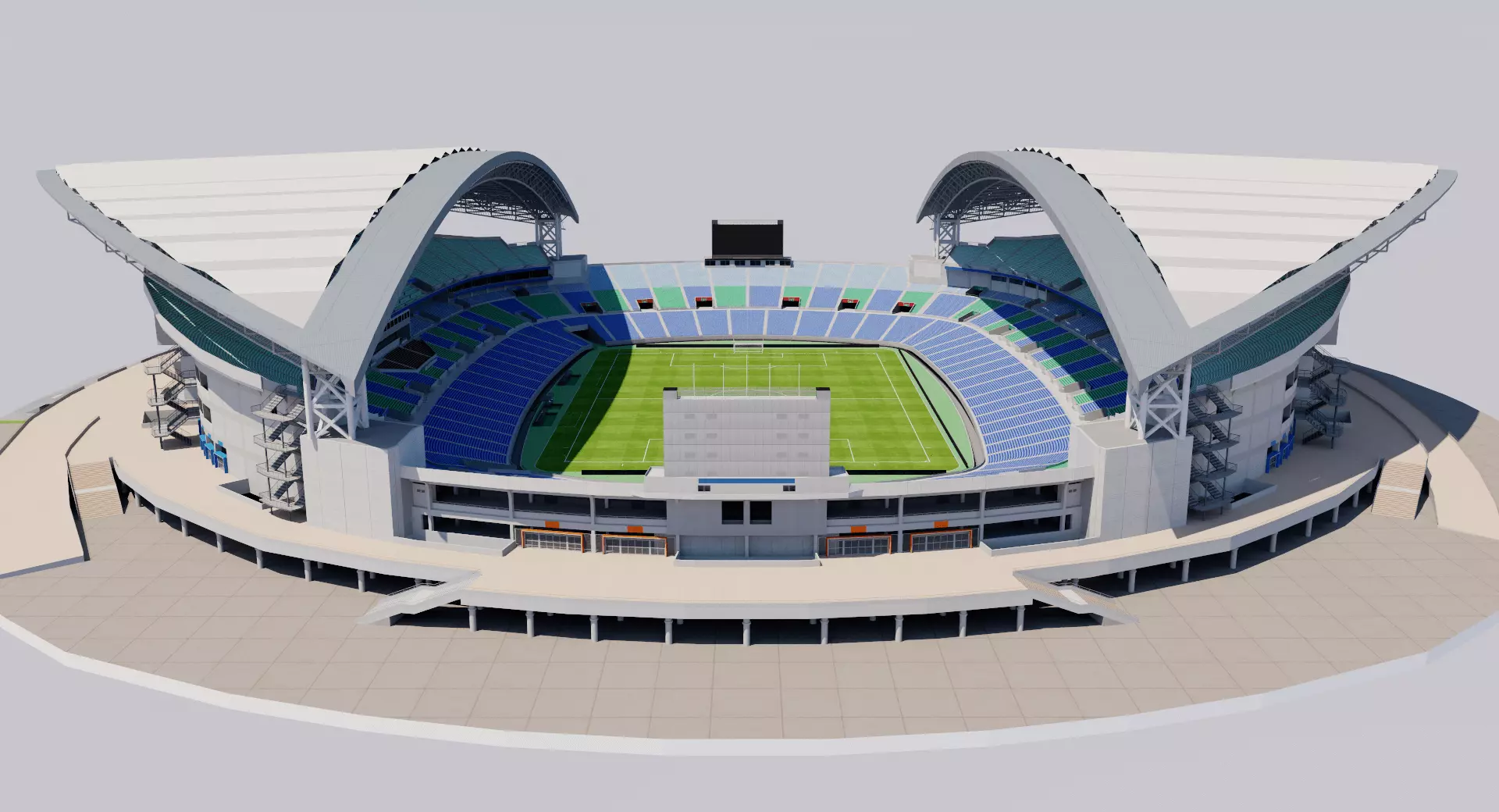 Saitama Stadium 2002 - Japan 3D model_0