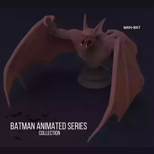 The Batman Animated Series - Man Bat Doble PACK 3D print model