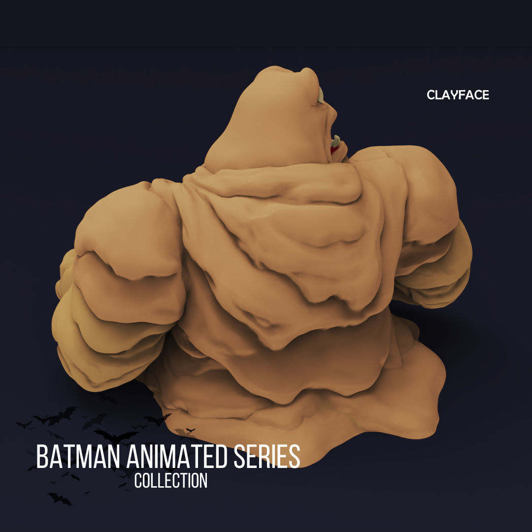 The Batman Animated Series - Clayface 3D print model_2