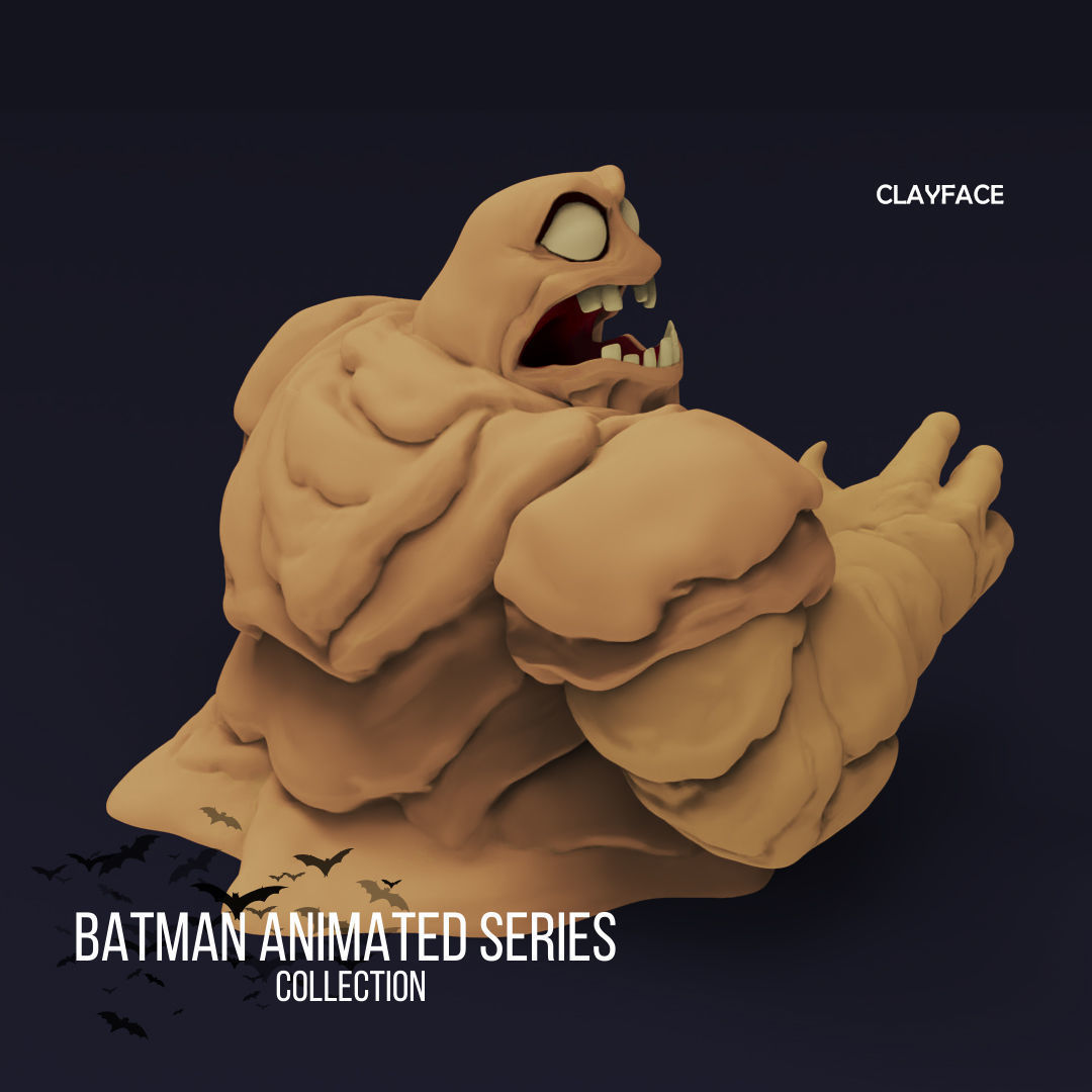 The Batman Animated Series - Clayface 3D print model_1