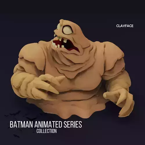 The Batman Animated Series - Clayface 3D print model
