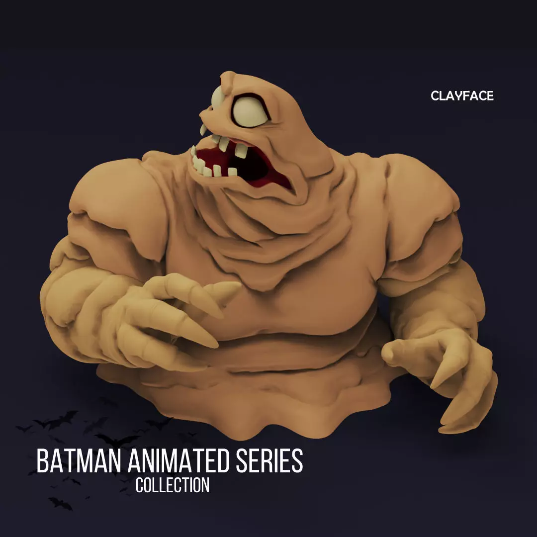 The Batman Animated Series - Clayface 3D print model_0